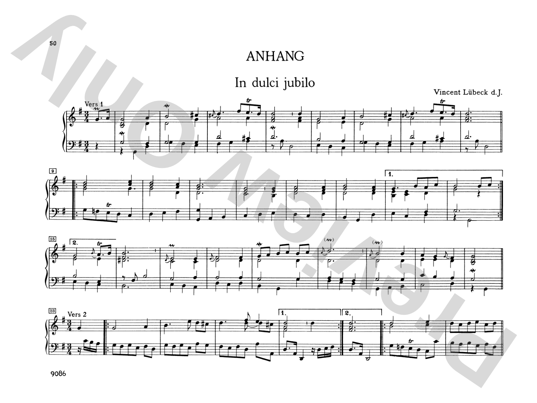 Lubeck: Preludes and Fugues and Chorale Prelude