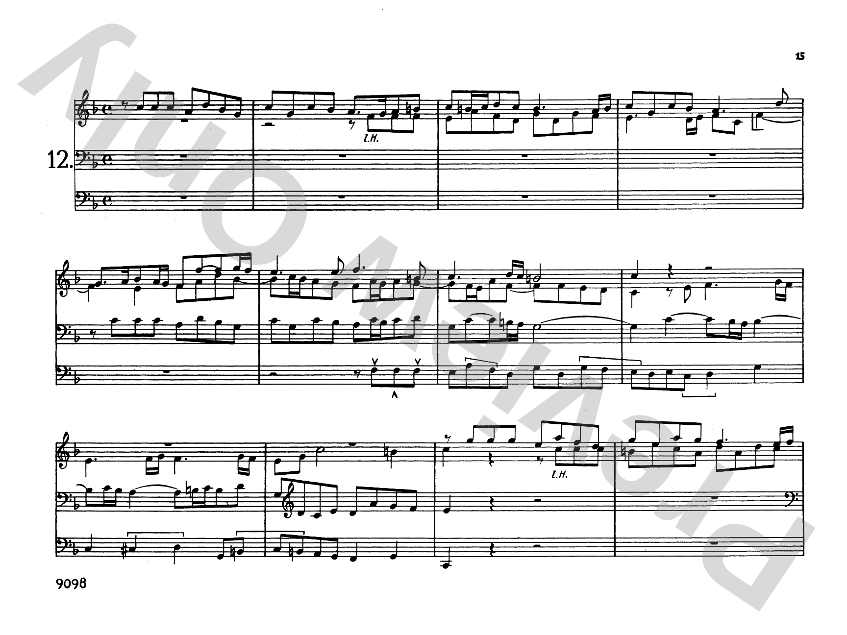 Rembt: 50 Four-part Little Fugues, Volume I