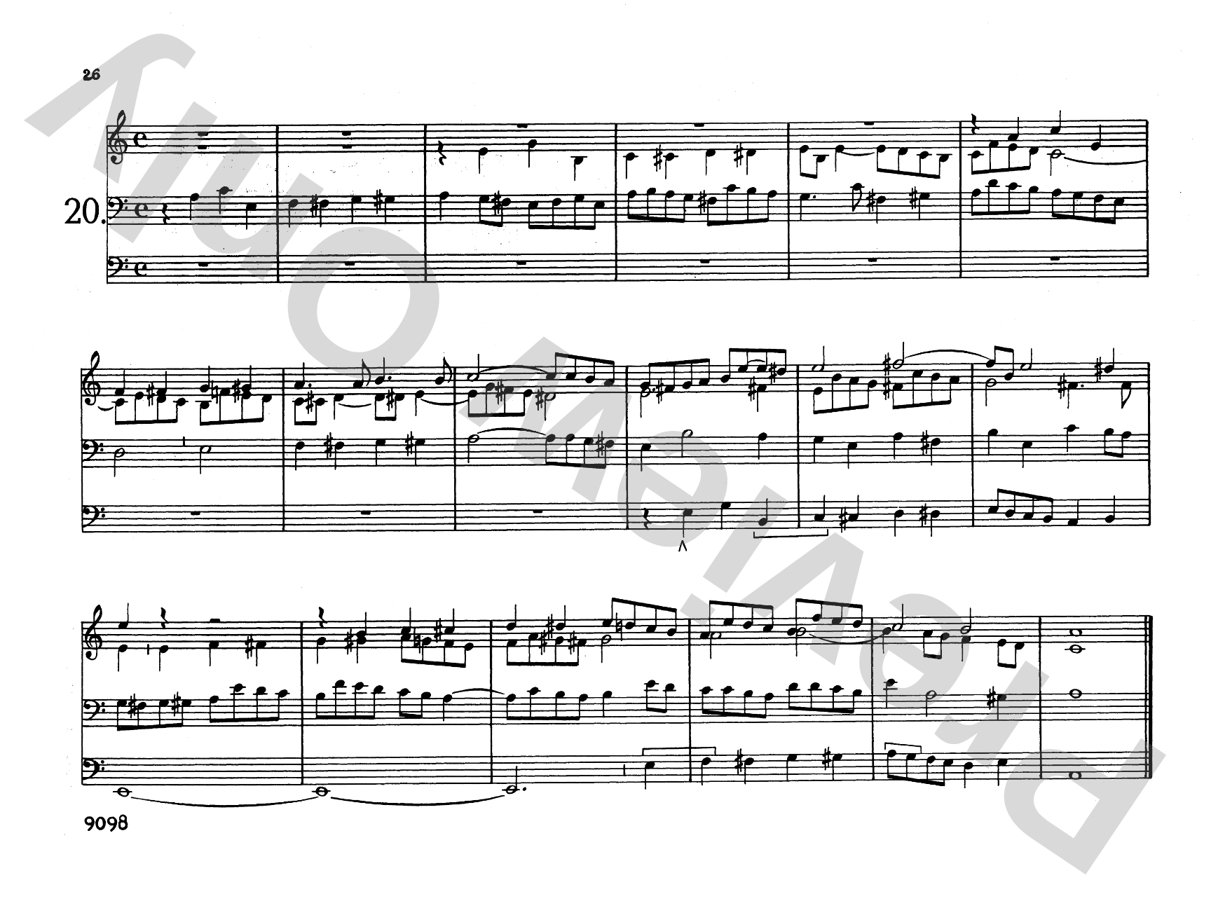 Rembt: 50 Four-part Little Fugues, Volume I