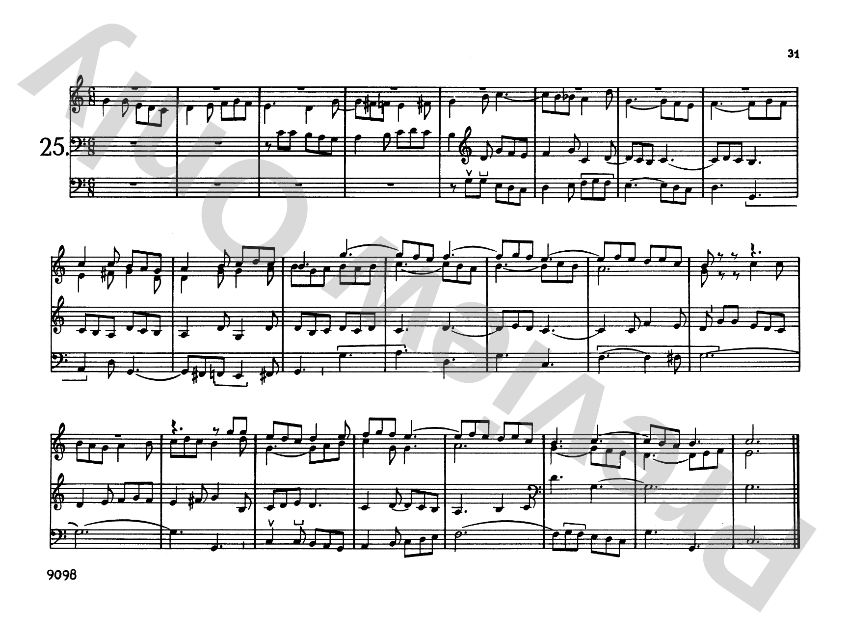 Rembt: 50 Four-part Little Fugues, Volume I