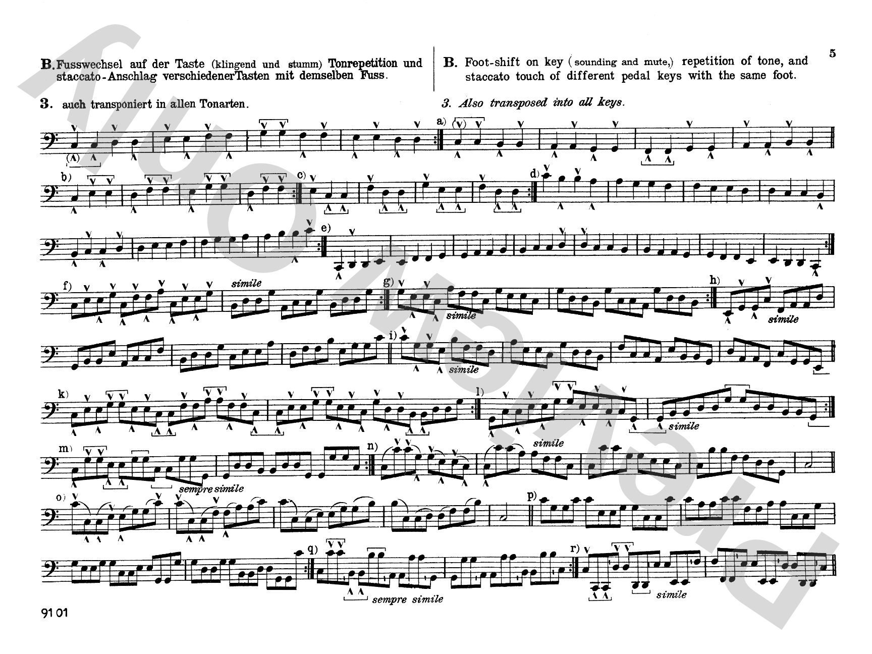 Reimann/Armbrust: Technical Studies: Organ Comb Bound Book