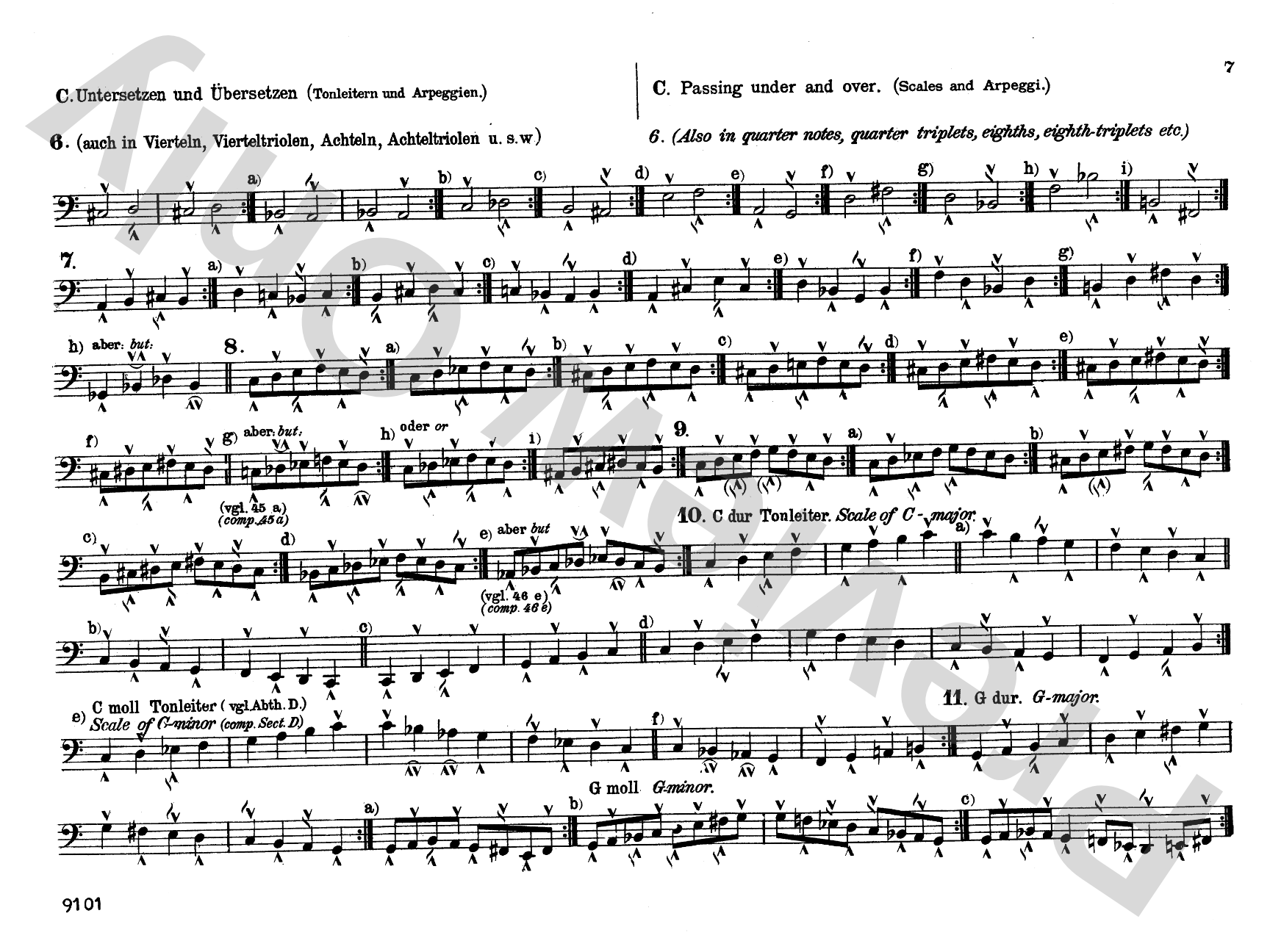 Reimann/Armbrust: Technical Studies: Organ Comb Bound Book