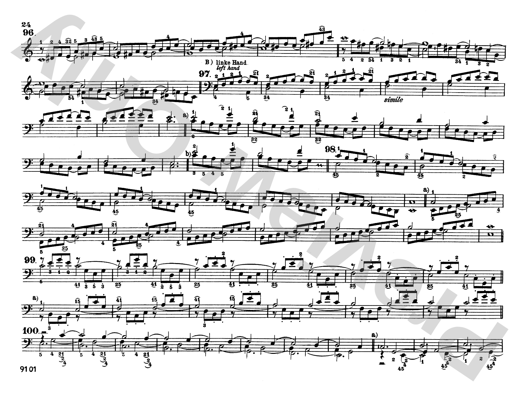 Reimann/Armbrust: Technical Studies: Organ Comb Bound Book