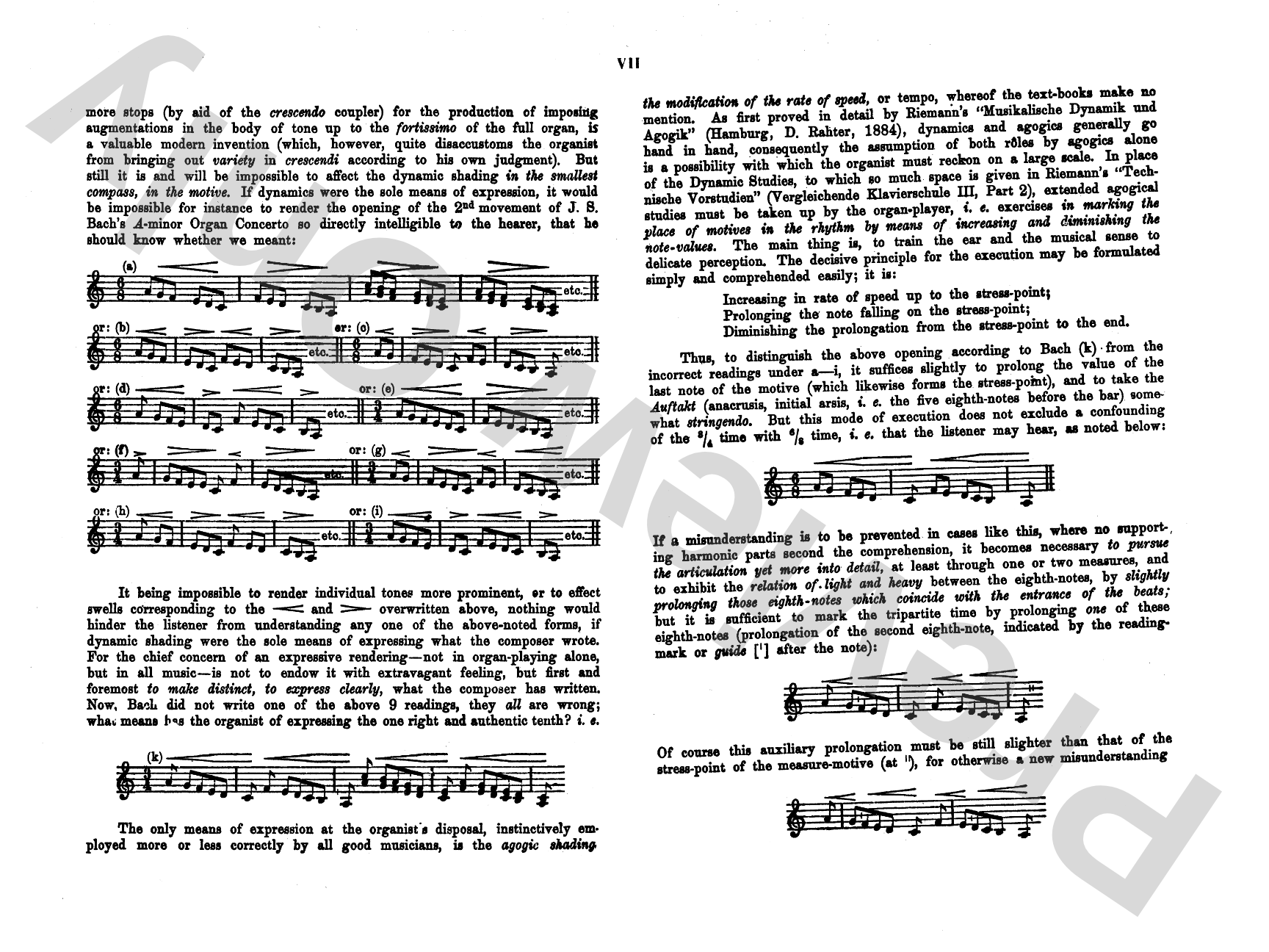 Reimann/Armbrust: Technical Studies: Organ Comb Bound Book