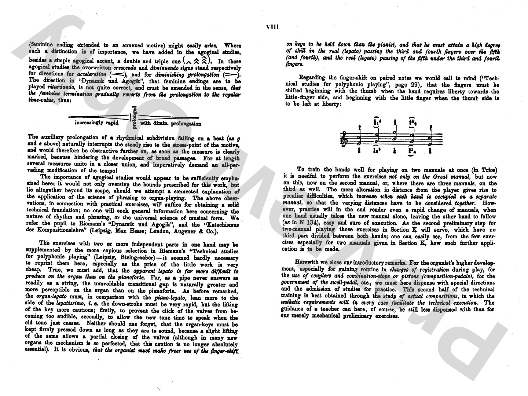 Reimann/Armbrust: Technical Studies: Organ Comb Bound Book