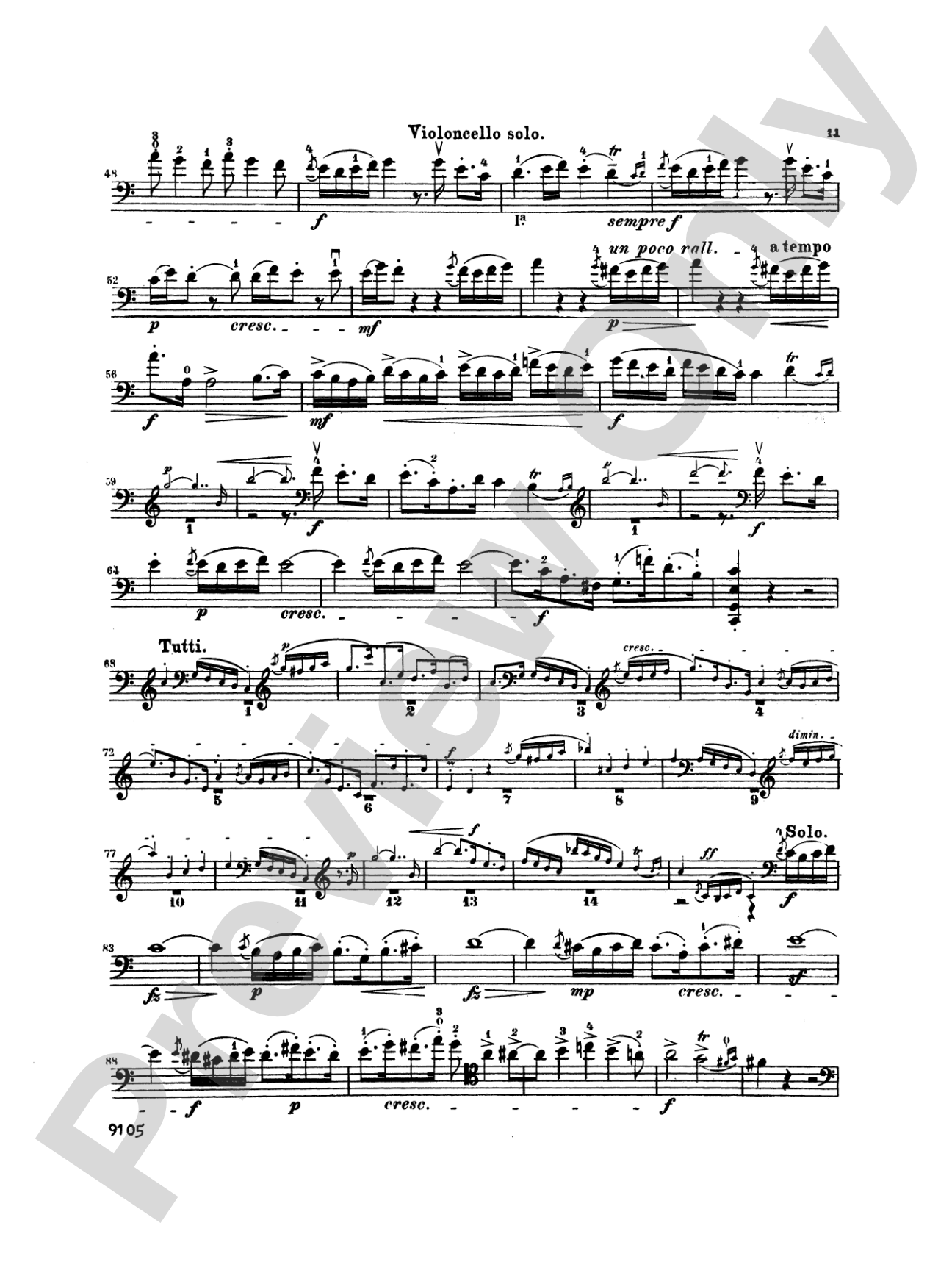 Bach: Cello Concerto in A Minor: Cello Book