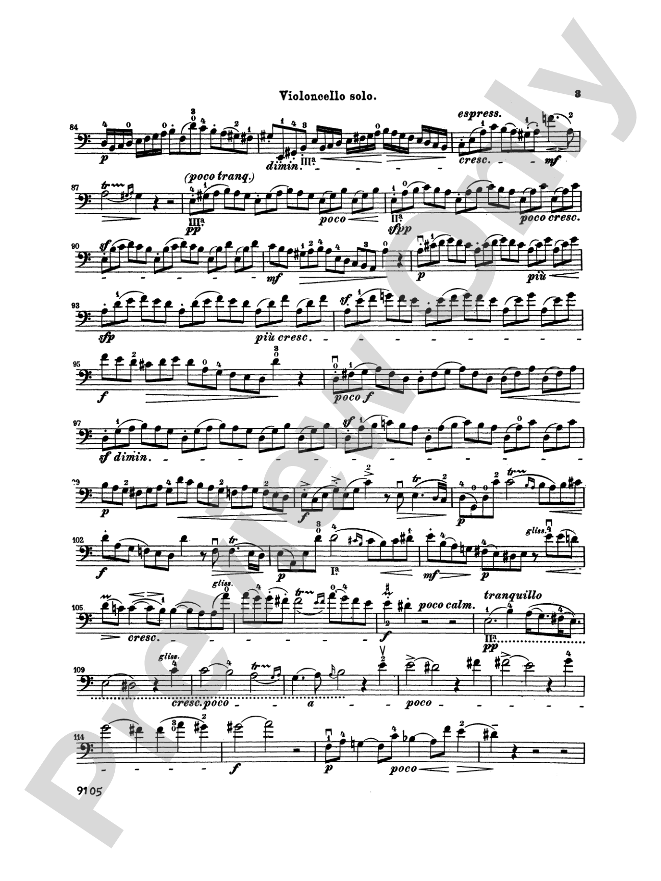 Bach: Cello Concerto in A Minor