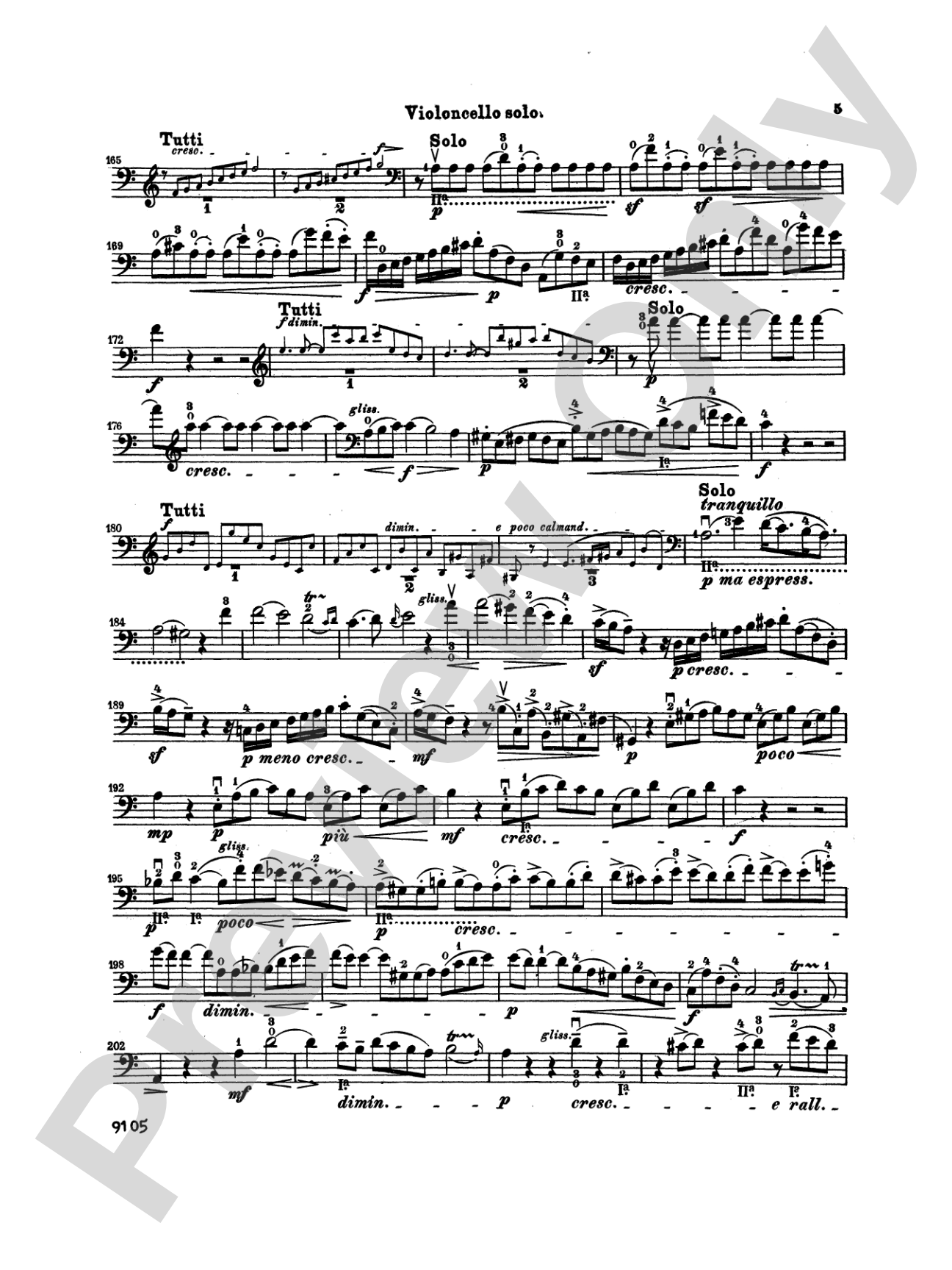 Bach: Cello Concerto in A Minor: Cello Book