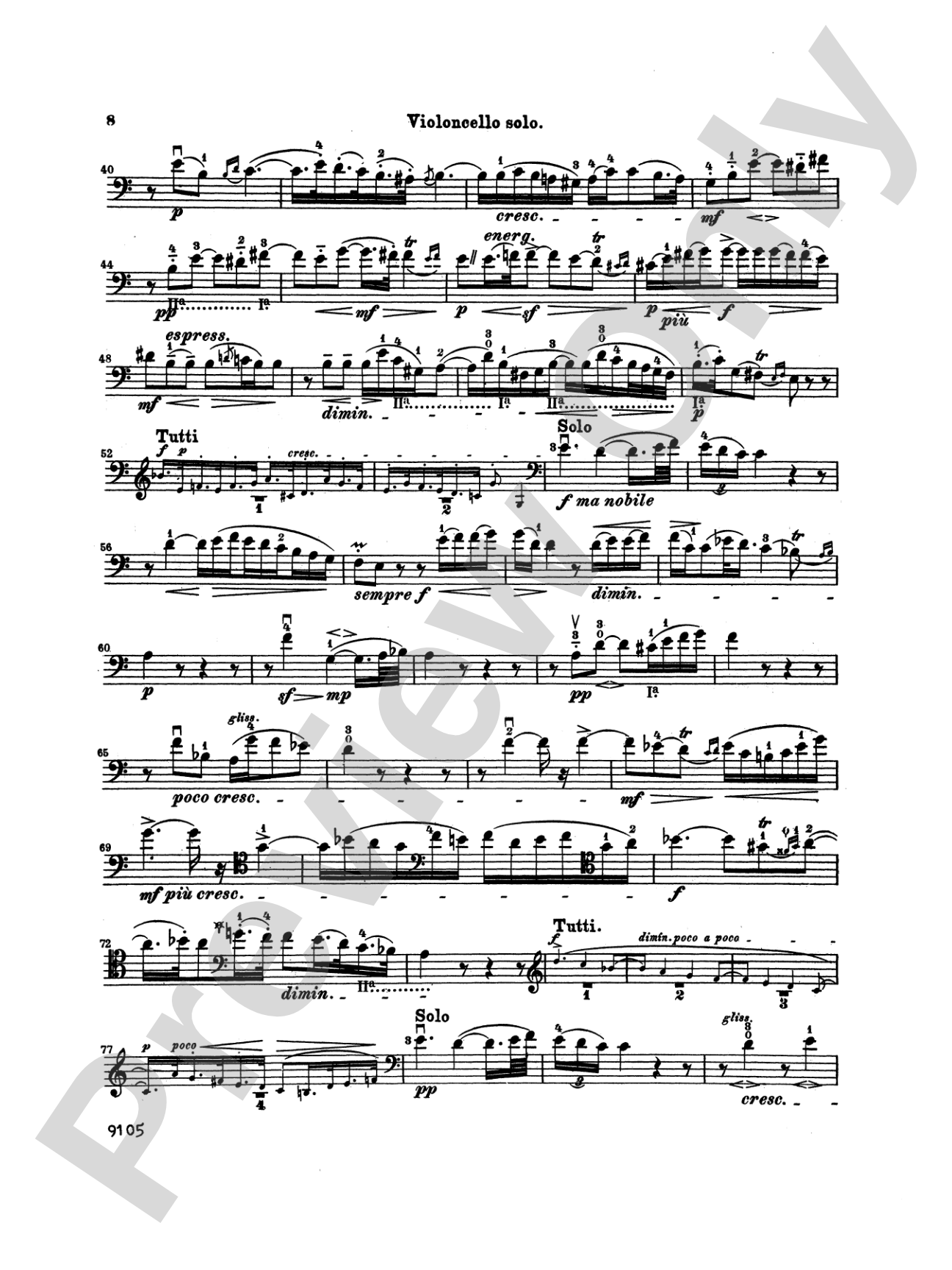 Bach: Cello Concerto in A Minor: Cello Book