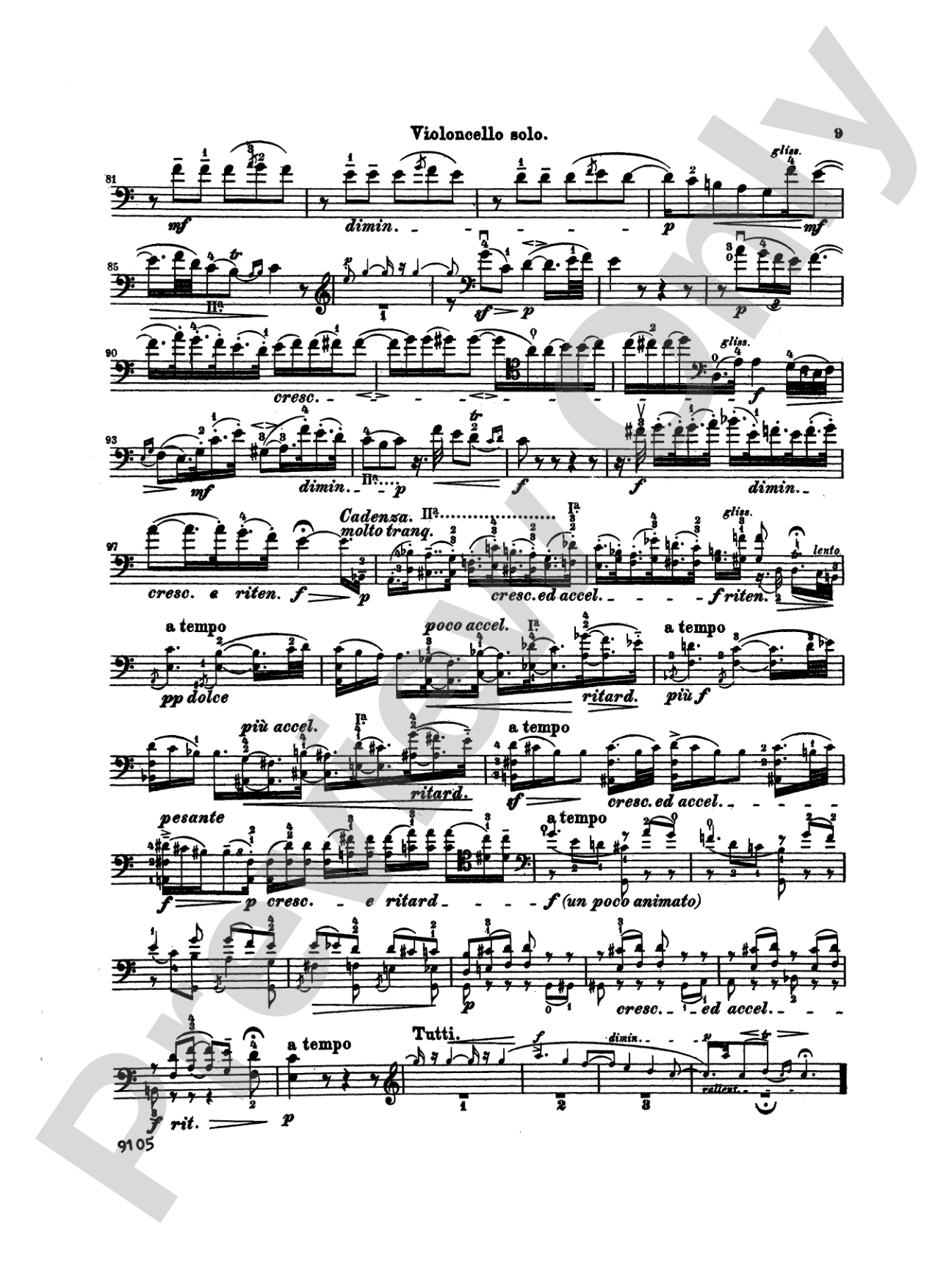 Bach: Cello Concerto in A Minor: Cello Book