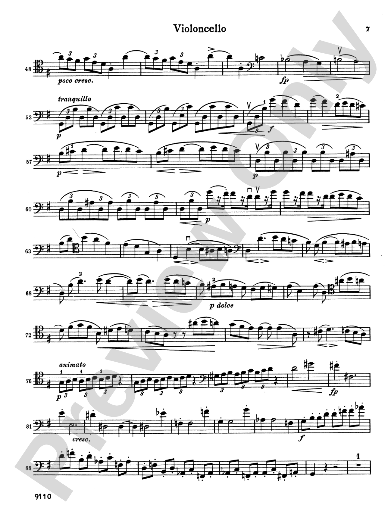 Brahms: Sonata No. 1 in E Minor, Op. 38: Cello Book