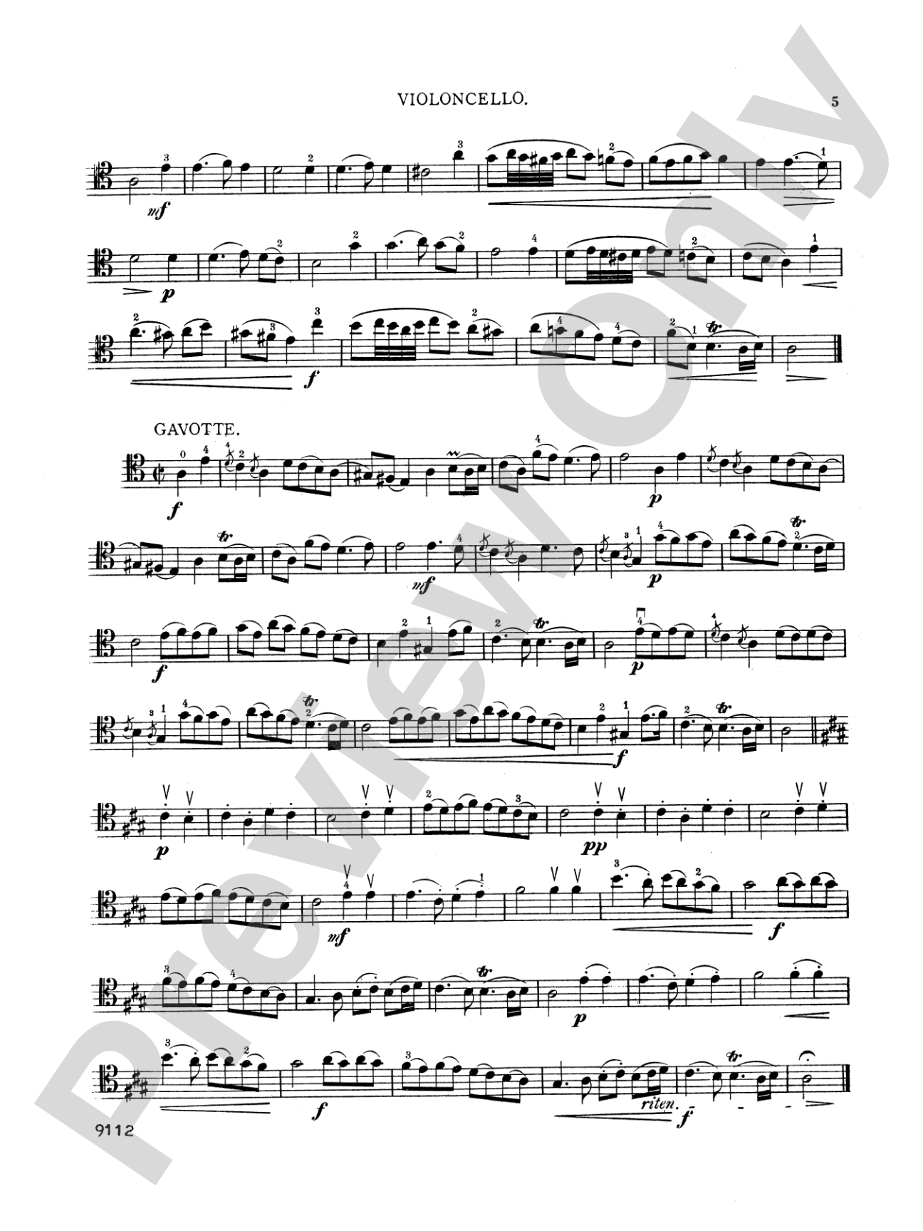 Hervelois: Suite No. 1 in A Major: Cello