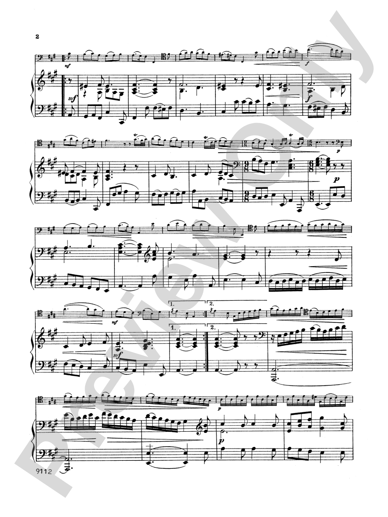 Hervelois: Suite No. 1 in A Major