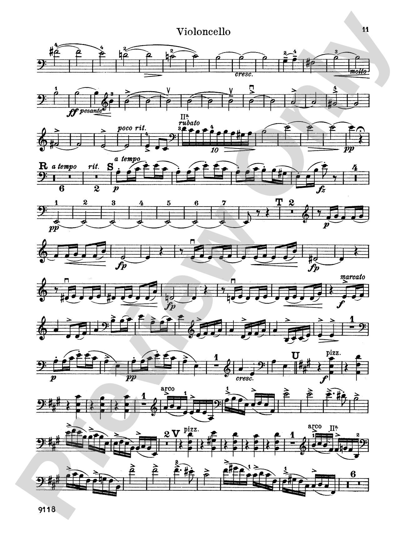 Grieg: Cello Sonata in A Minor, Op. 36: Cello Book