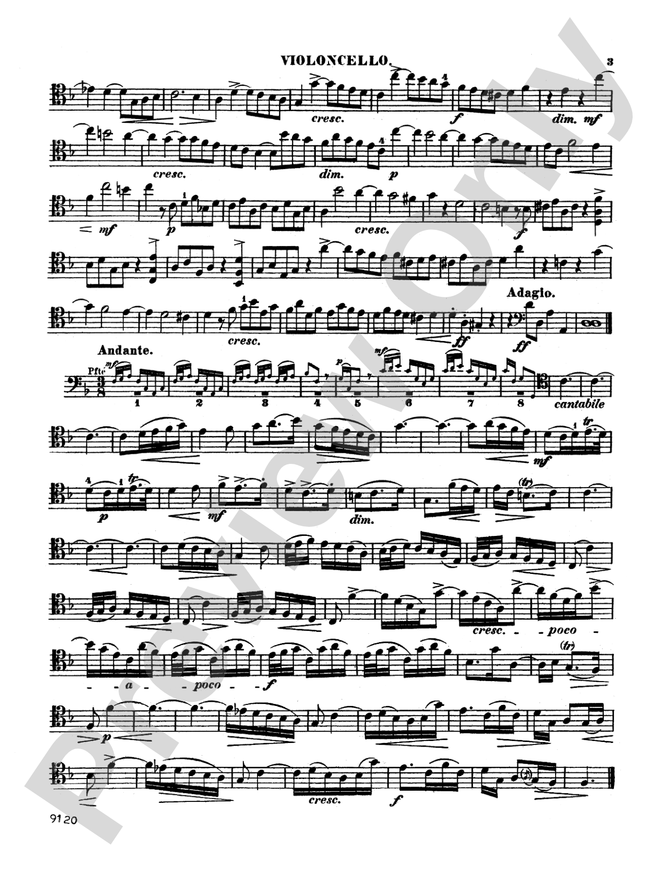 Handel: Sonata No. 2 in D Minor: Cello Book