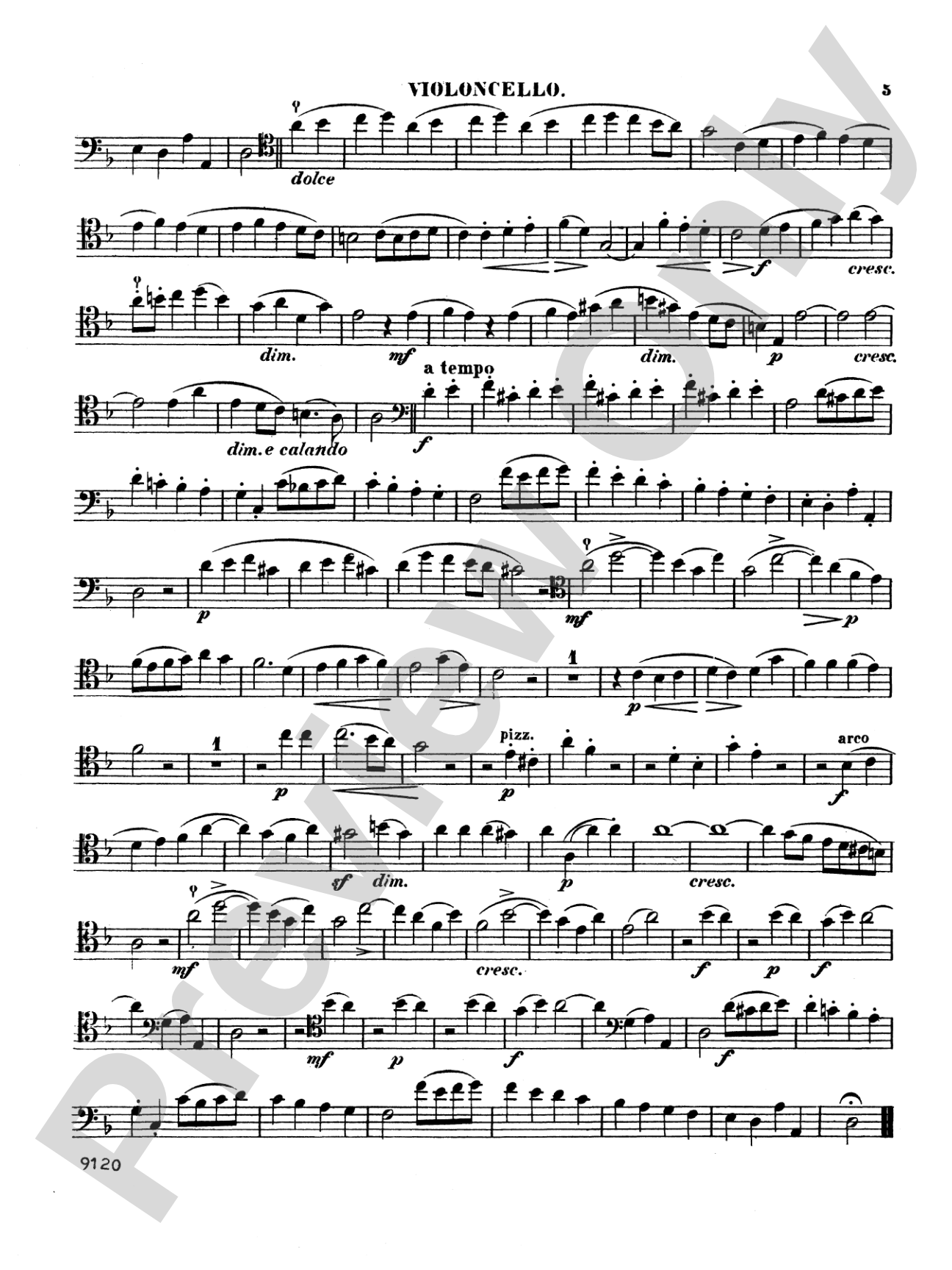 Handel: Sonata No. 2 in D Minor: Cello Book