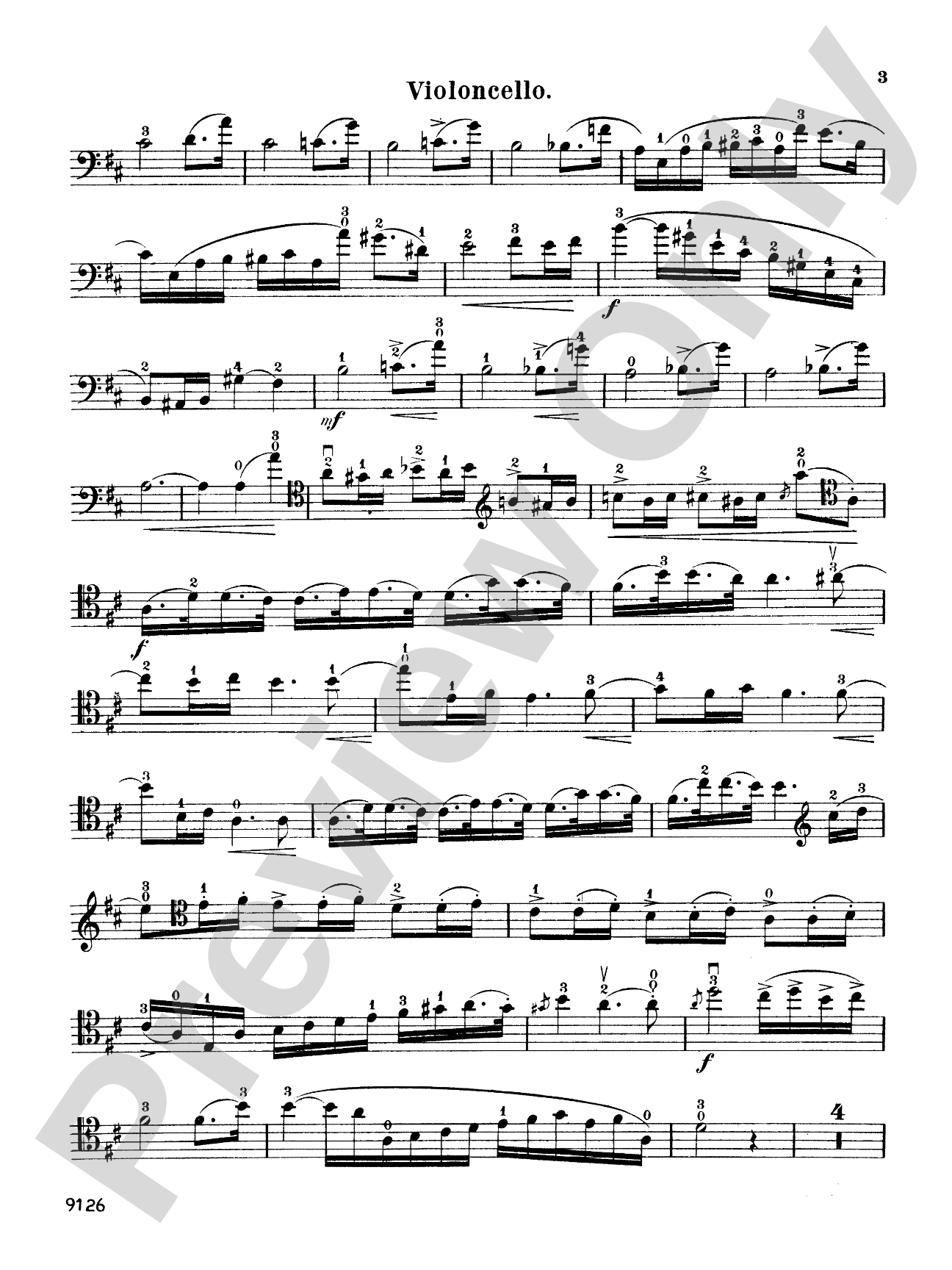 Popper: Polonaise, Op. 65, No. 3: Cello Book