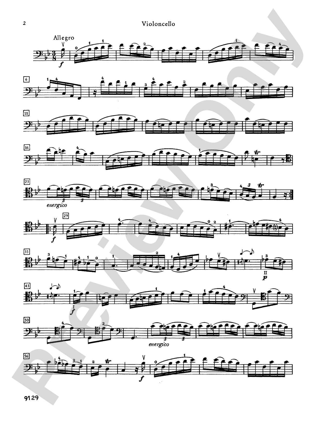 Vivaldi: Six Sonatas for Cello and Basso Continuo: Cello Book