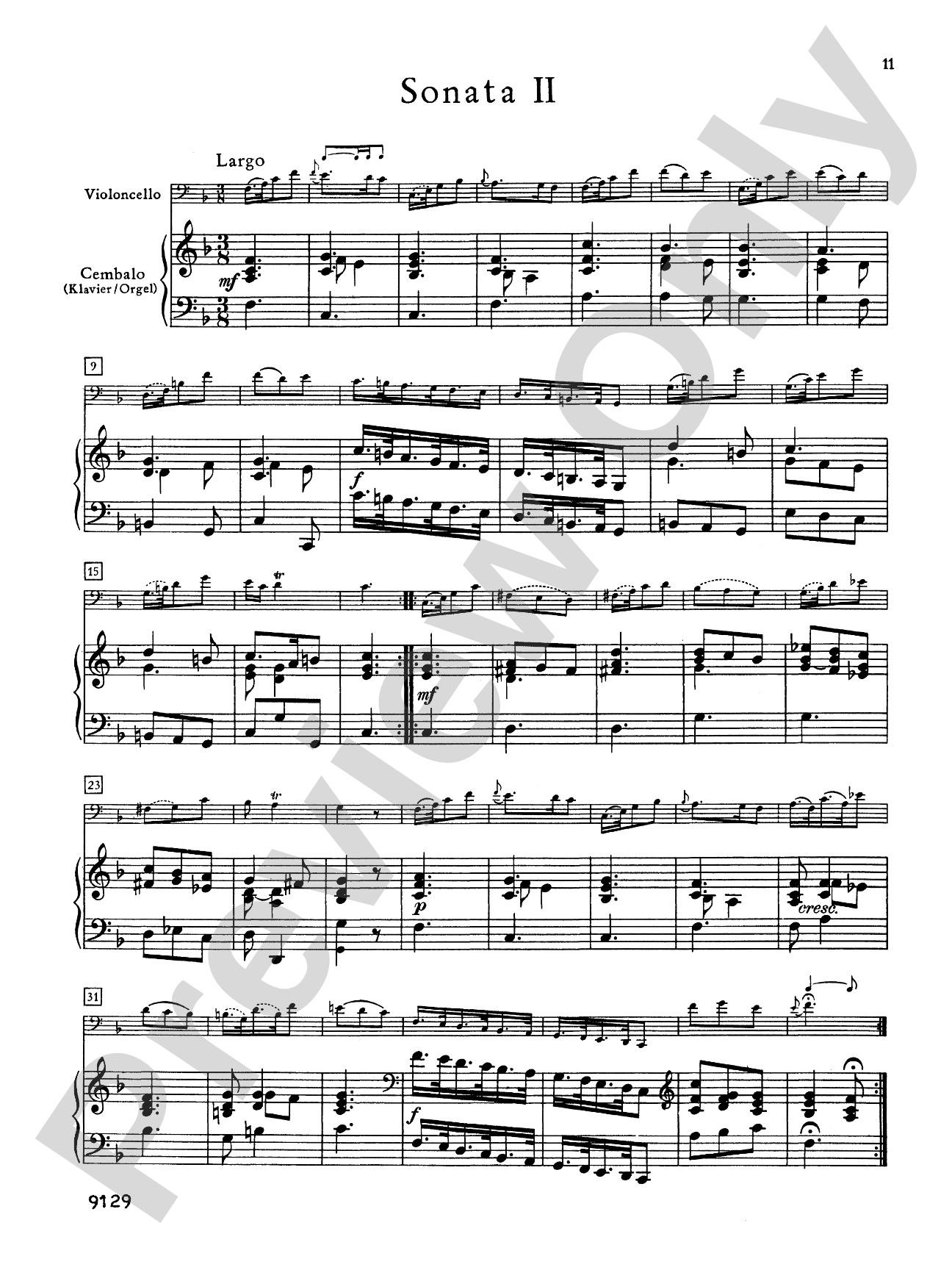 Vivaldi: Six Sonatas for Cello and Basso Continuo