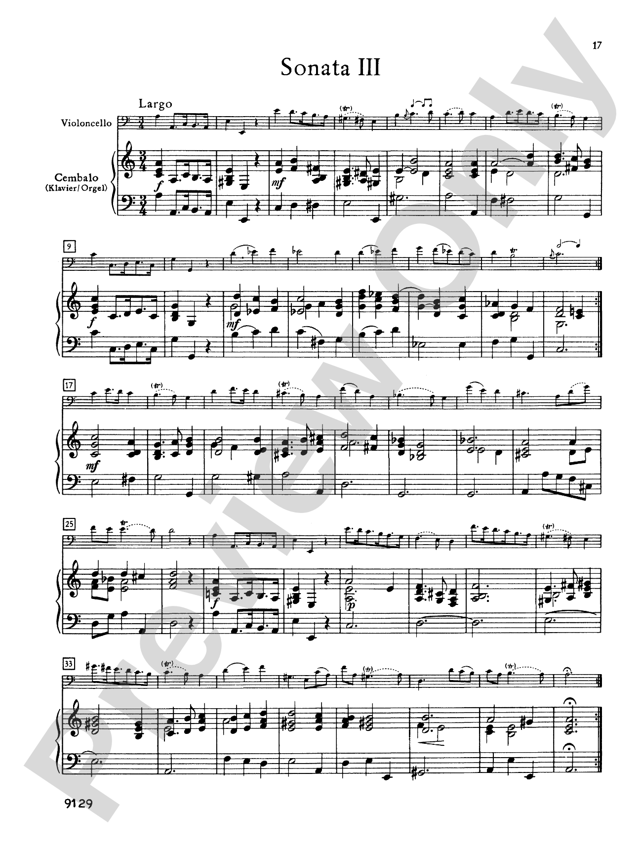 Vivaldi: Six Sonatas for Cello and Basso Continuo