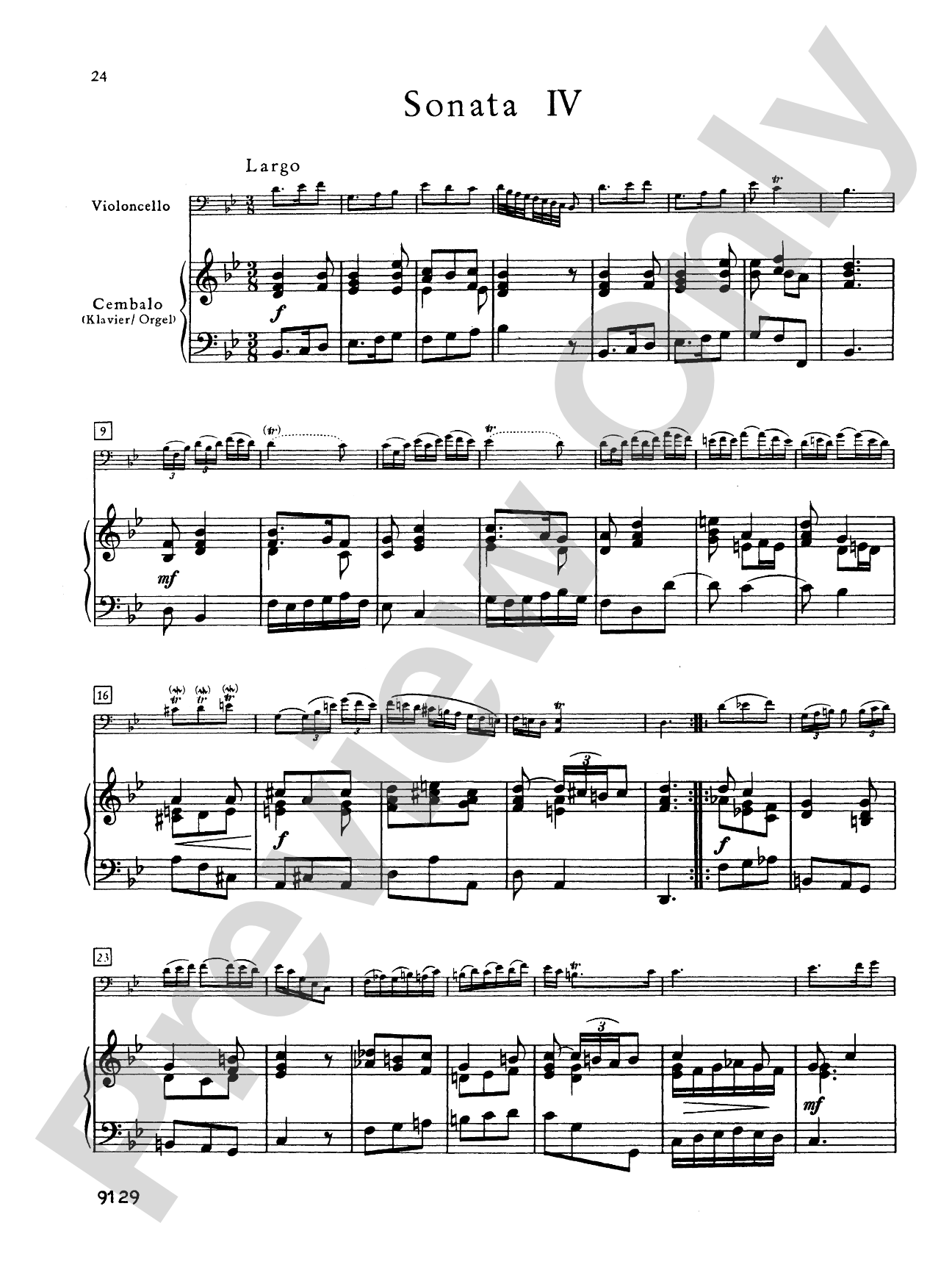 Vivaldi: Six Sonatas for Cello and Basso Continuo