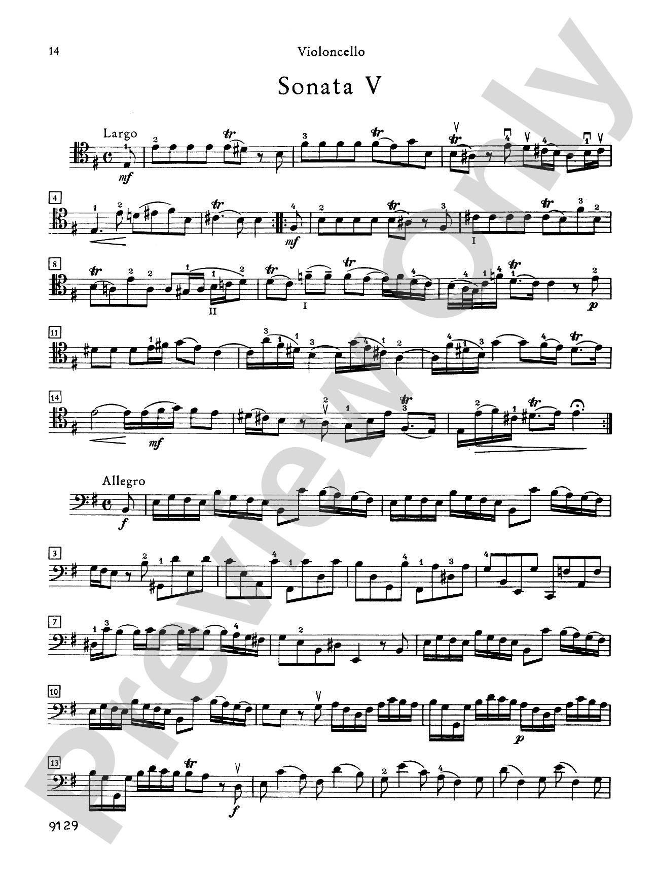 Vivaldi: Six Sonatas for Cello and Basso Continuo