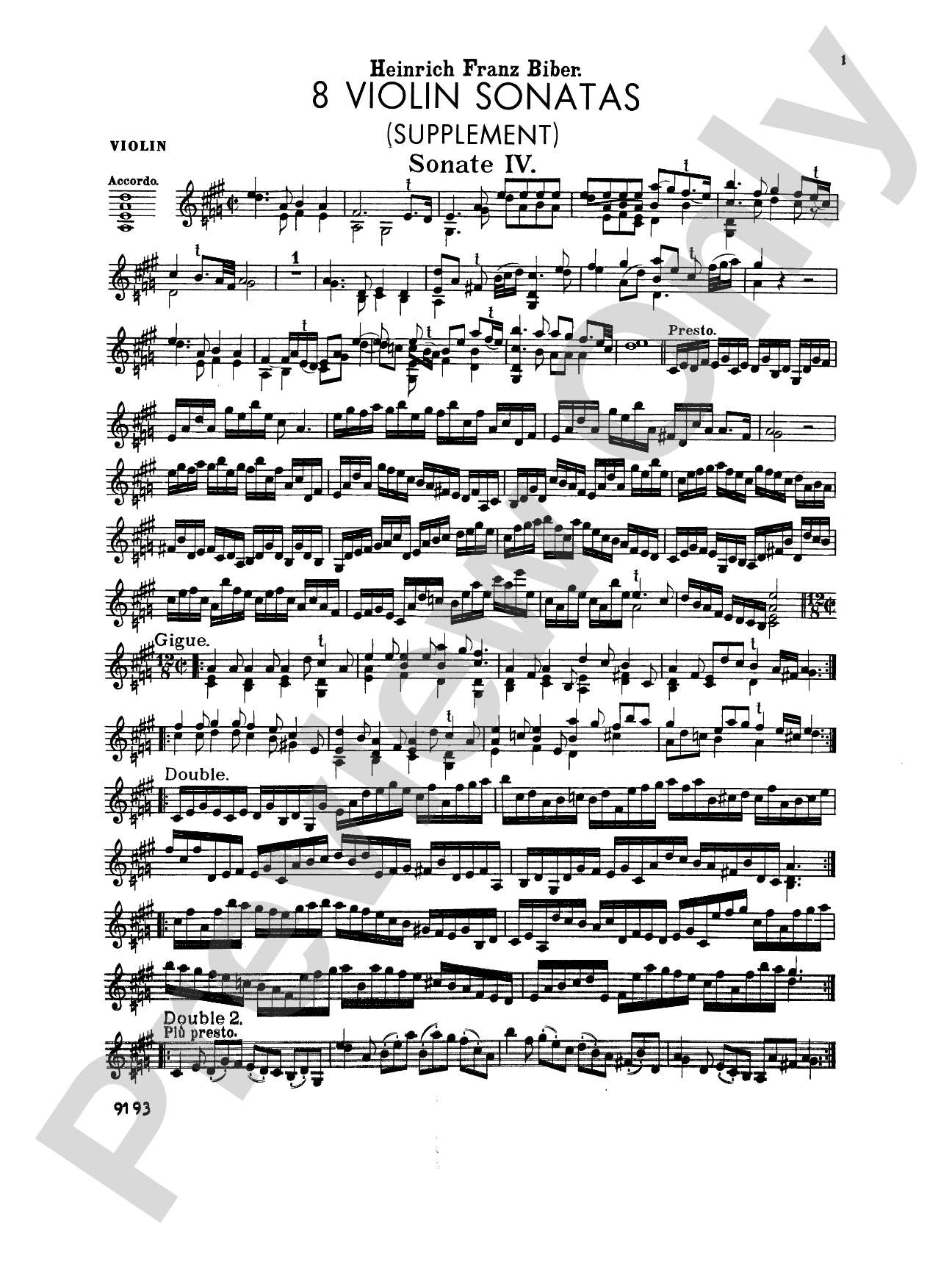 Biber: Eight Violin Sonatas