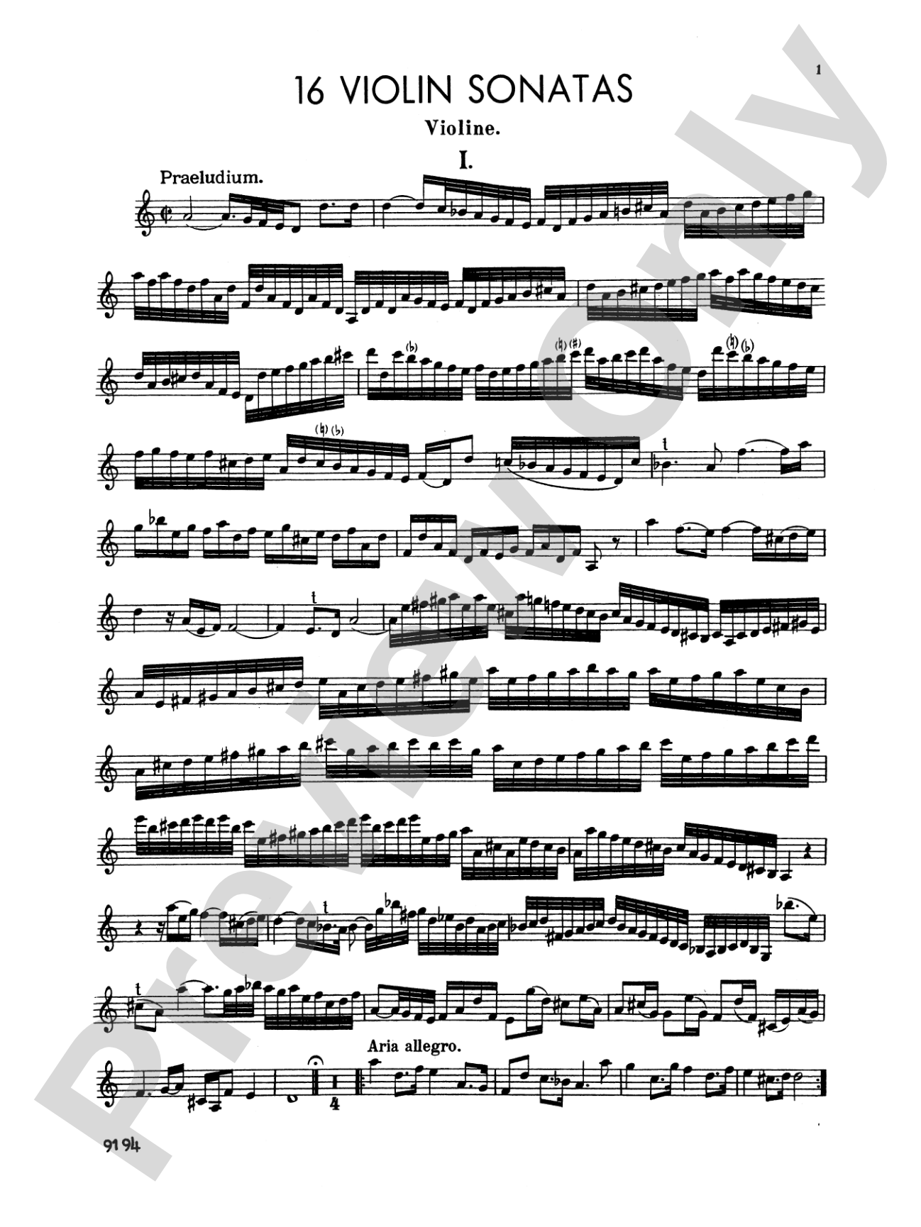 Biber: 16 Violin Sonatas, Volume II: Violin Book