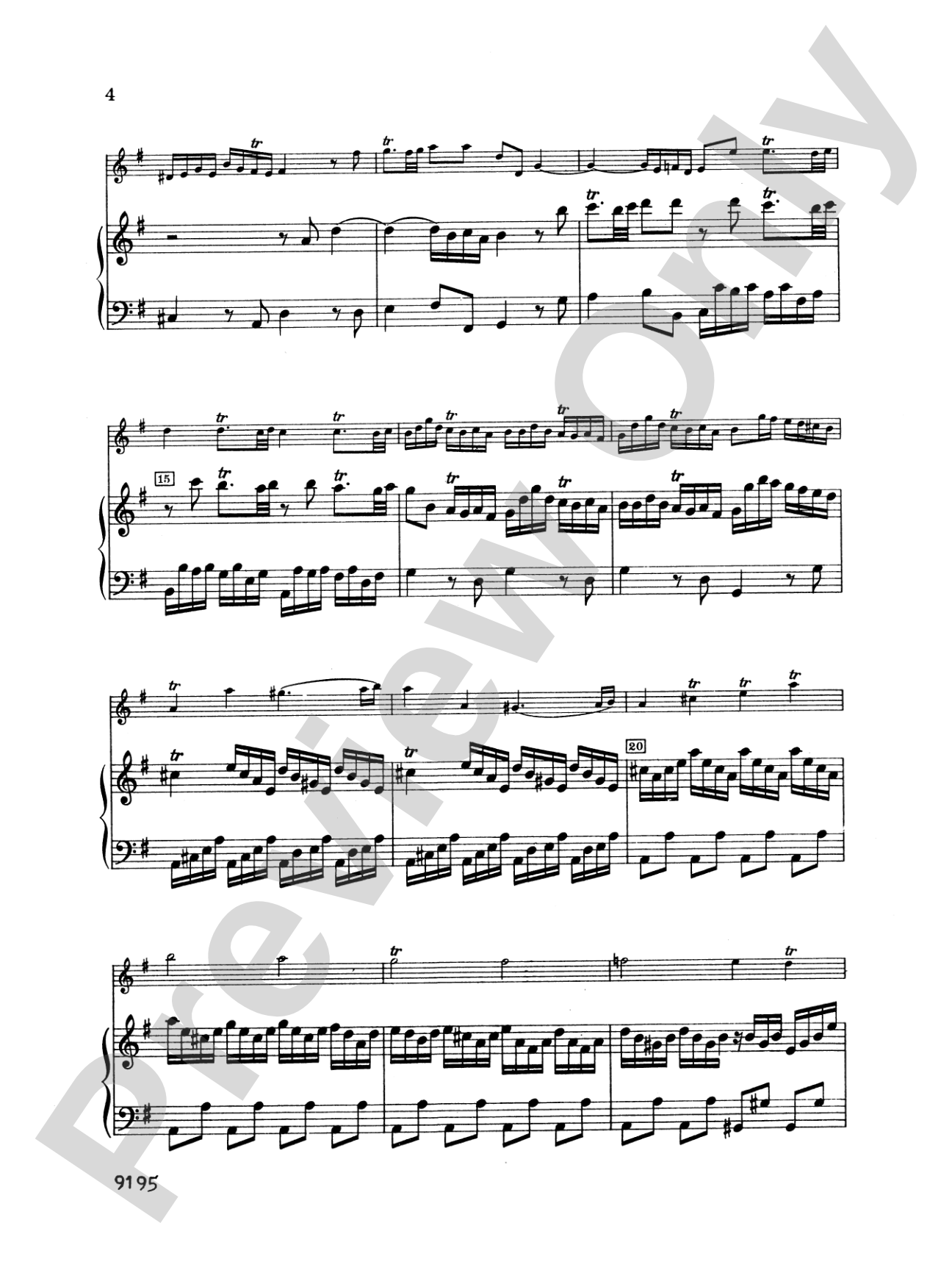 Binder: Sonata in G Major