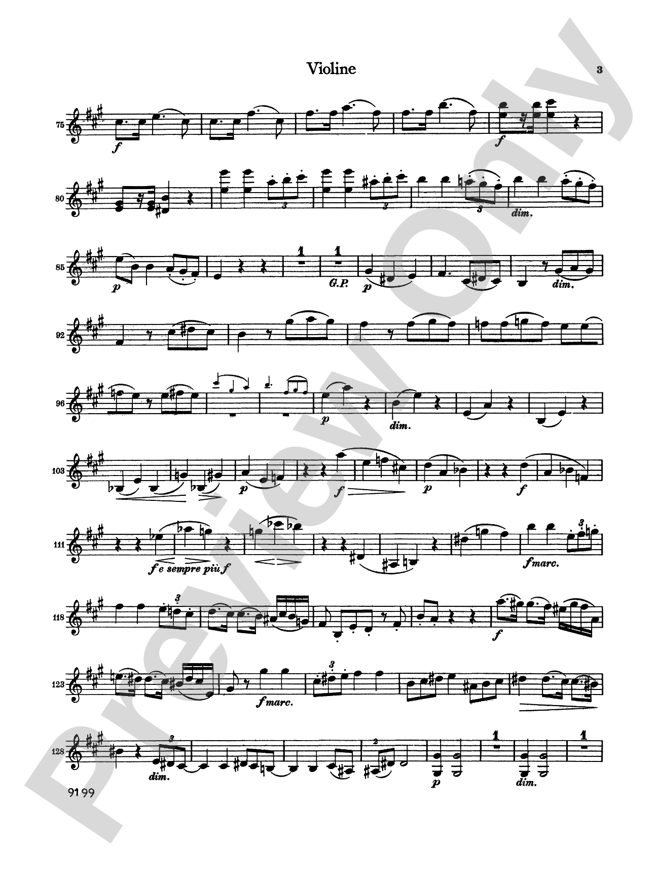 Brahms: Sonata in A Major, Op. 100: Violin Book