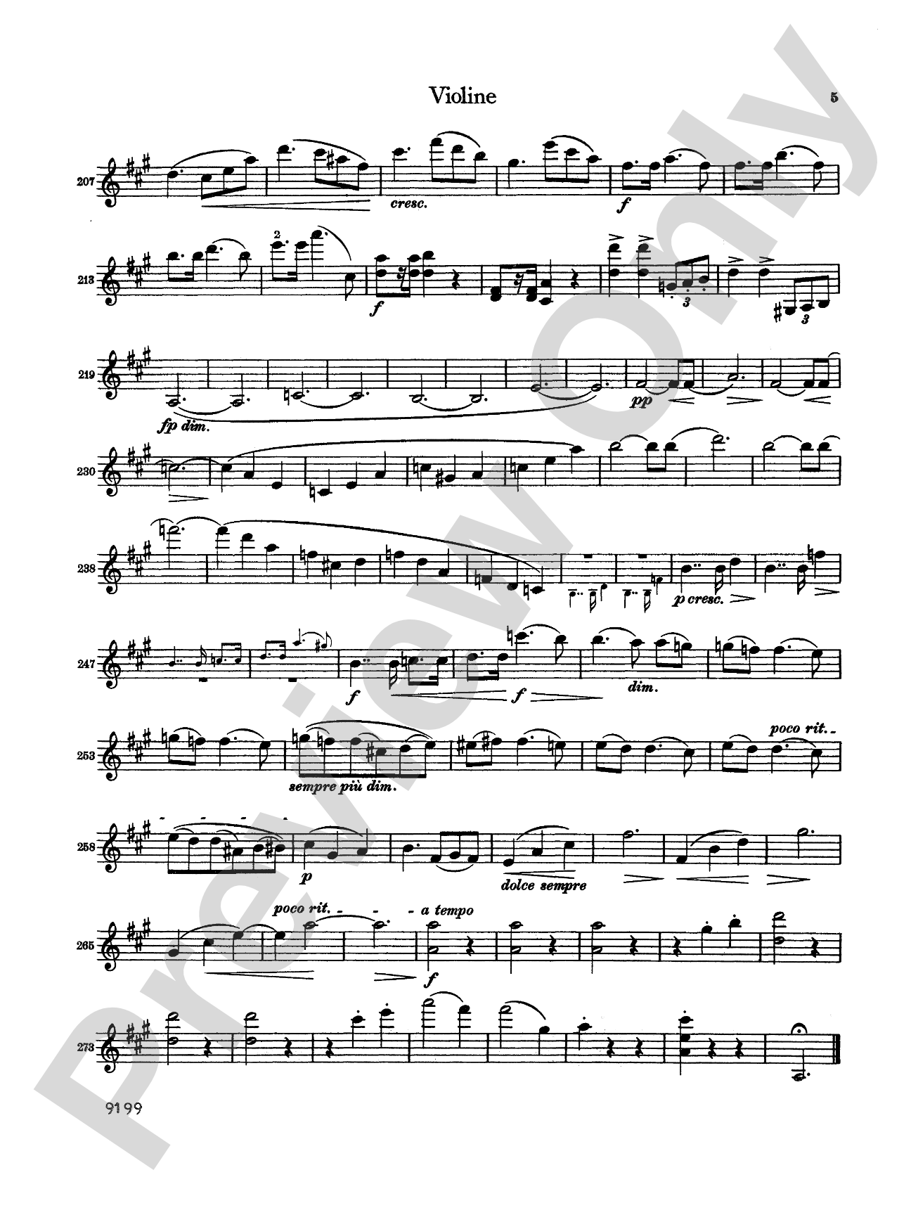 Brahms: Sonata in A Major, Op. 100: Violin Book