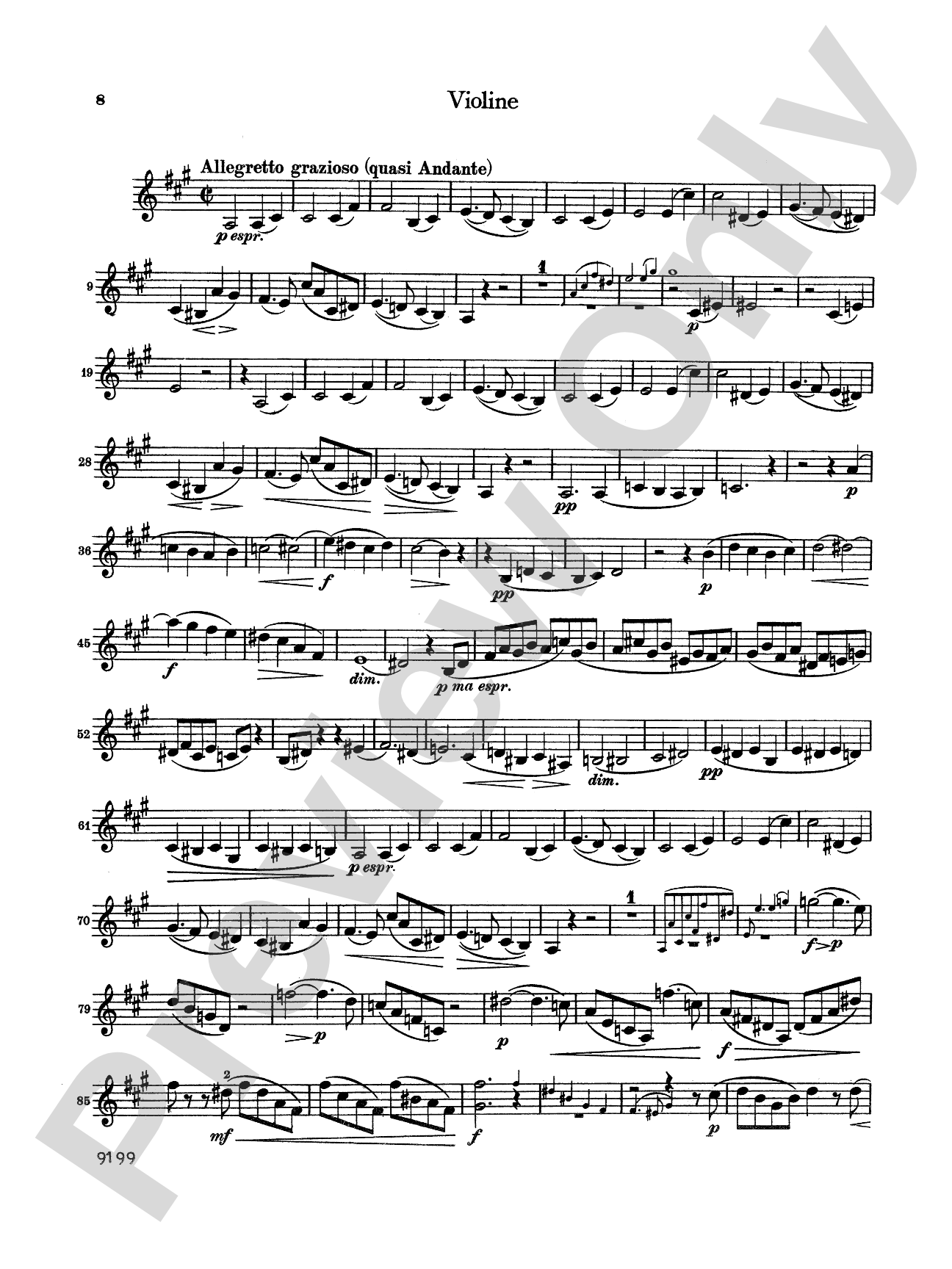 Brahms: Sonata in A Major, Op. 100: Violin Book