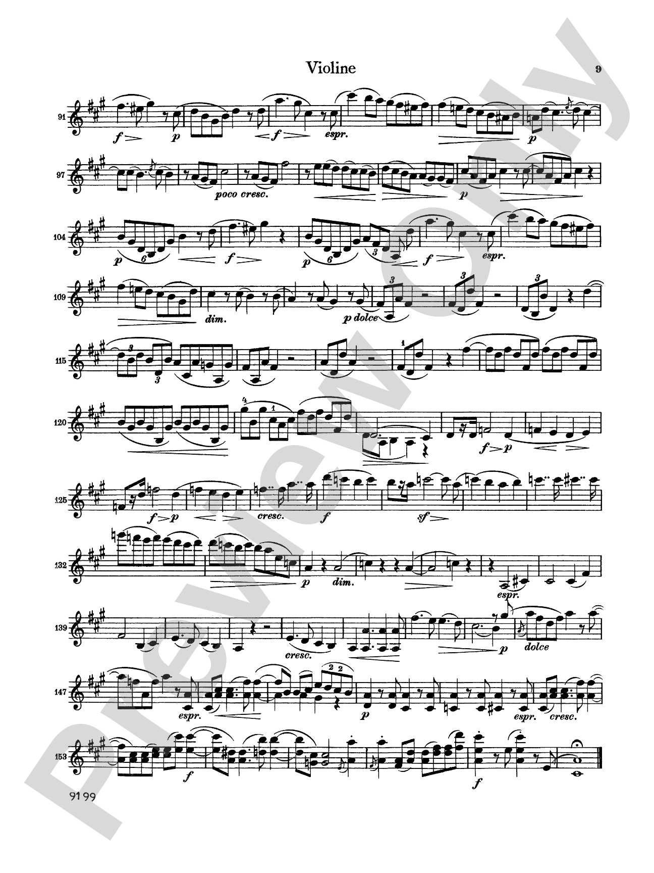 Brahms: Sonata in A Major, Op. 100: Violin Book