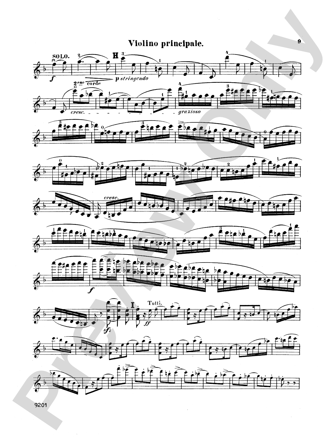 Bruch: Violin Concerto in D Minor, Op. 44: Violin Book