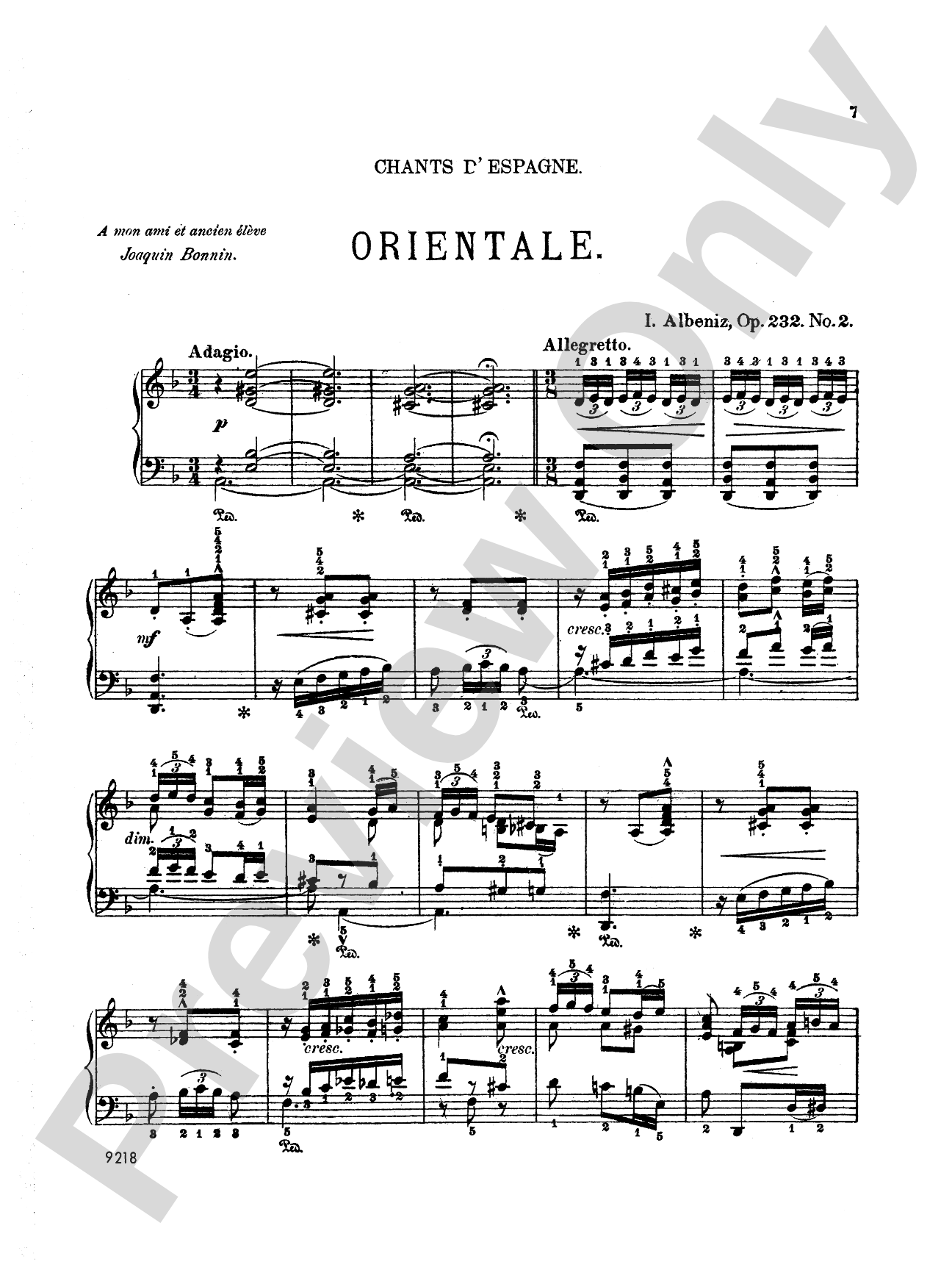 Albéniz: Songs of Spain, Op. 232