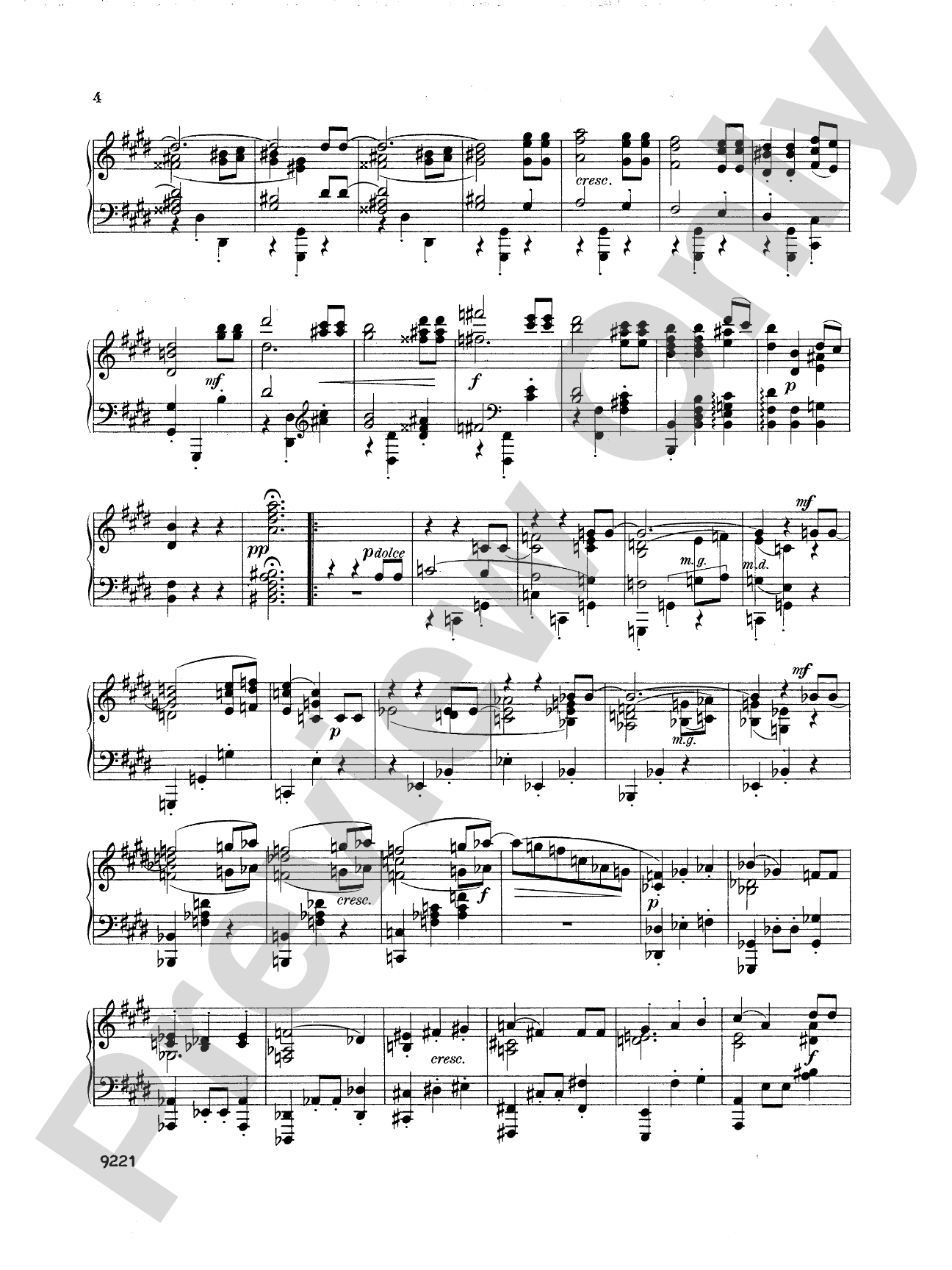 Dohnányi: Four Piano Pieces, Op. 2: Piano Book