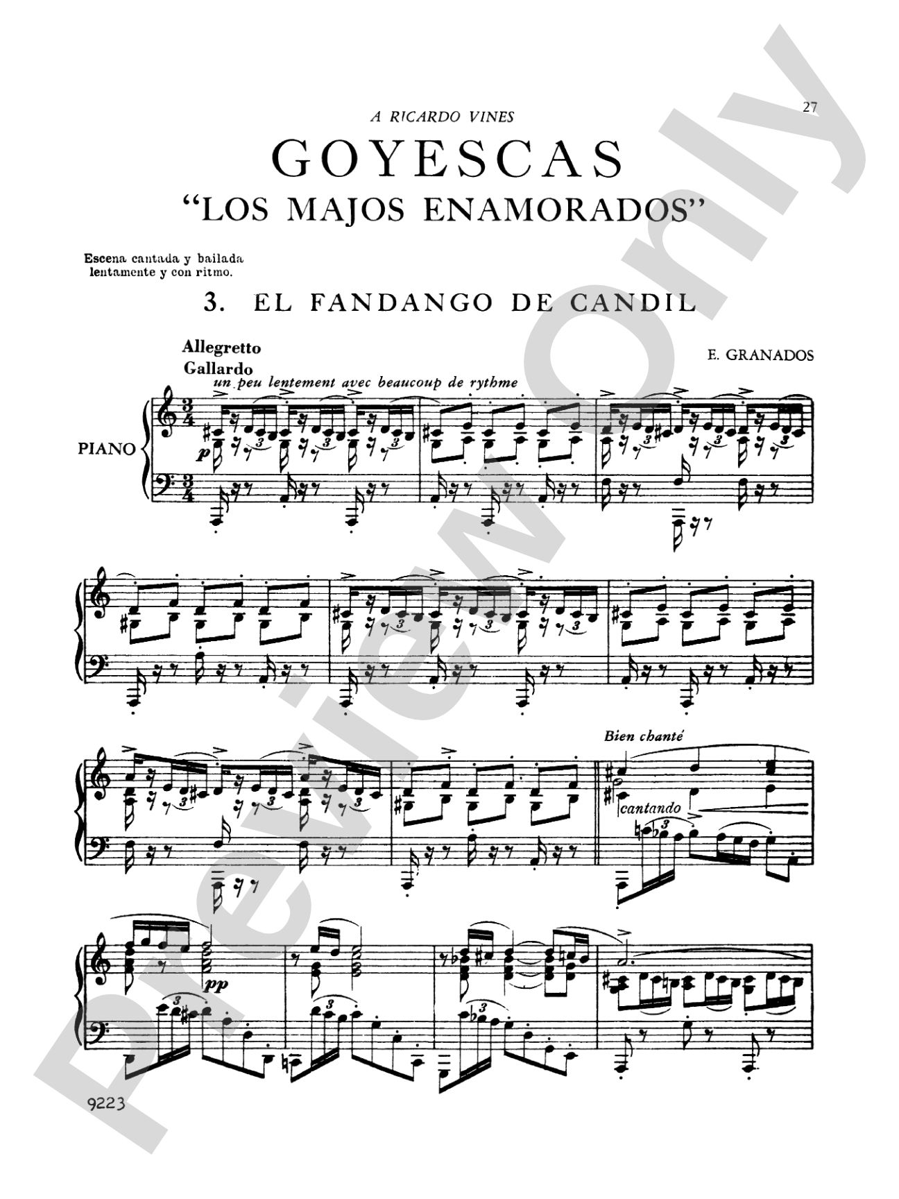 Granados: Goyescas (Complete)