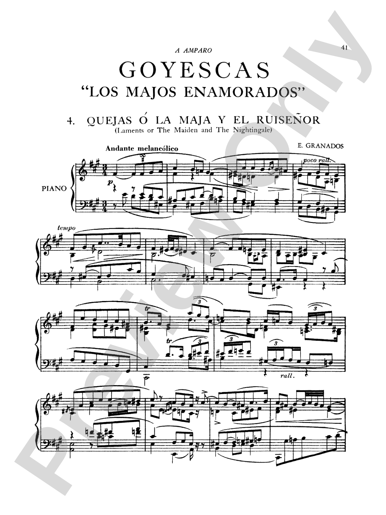 Granados: Goyescas (Complete)