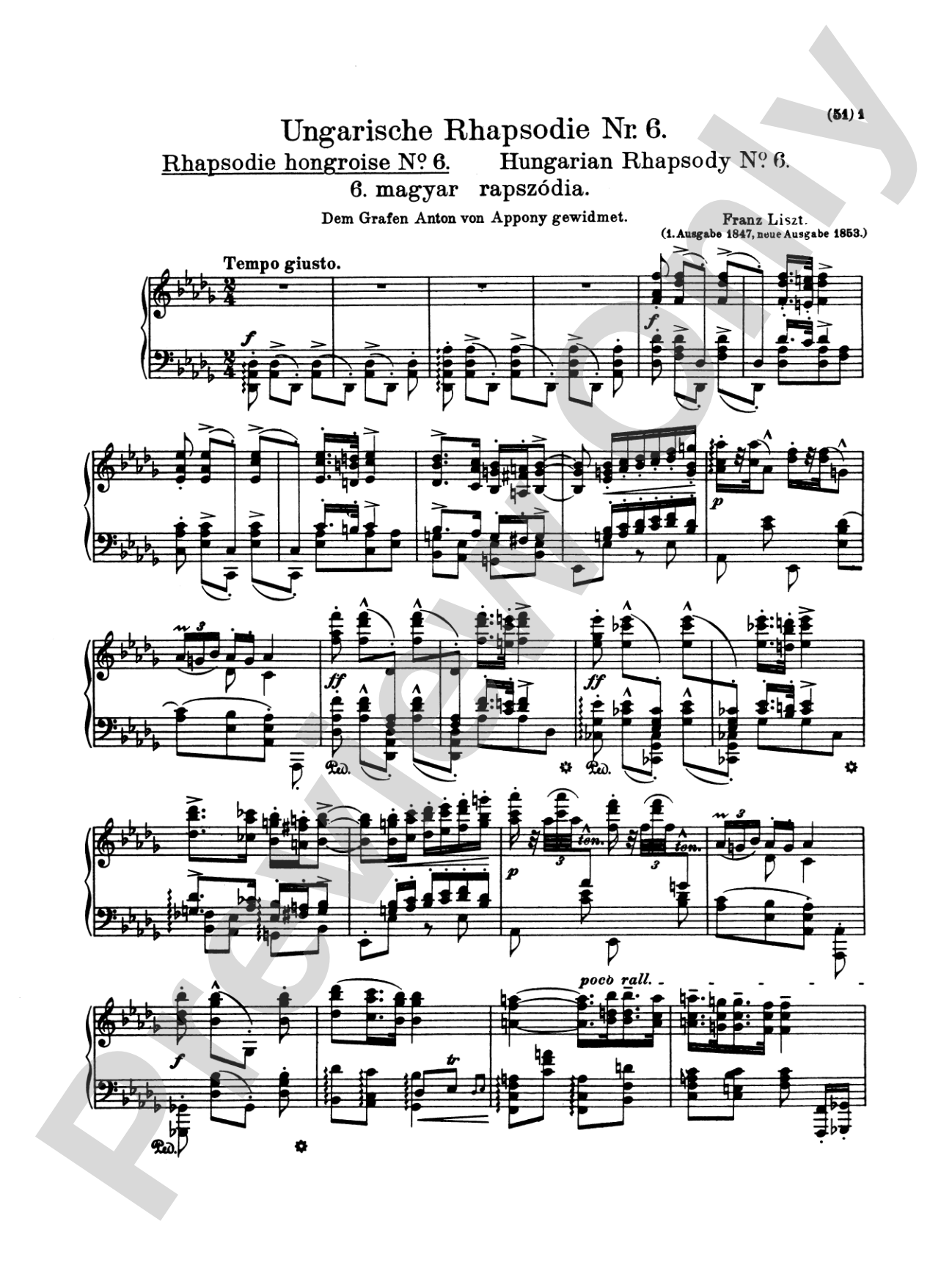Liszt: Hungarian Rhapsodies (Volume I, Nos. 1-9)