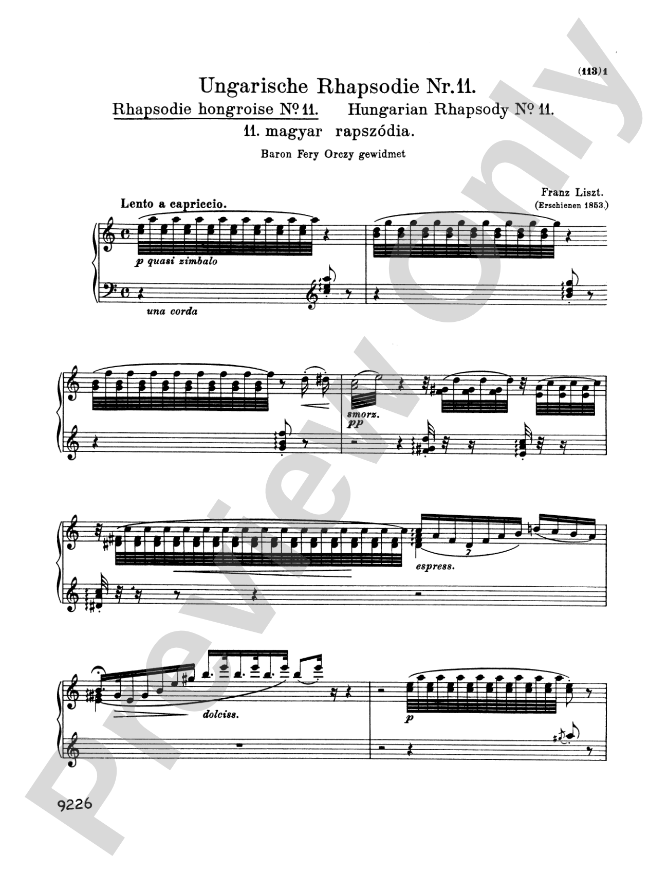 Liszt: Hungarian Rhapsodies (Volume II, Nos. 10-19)