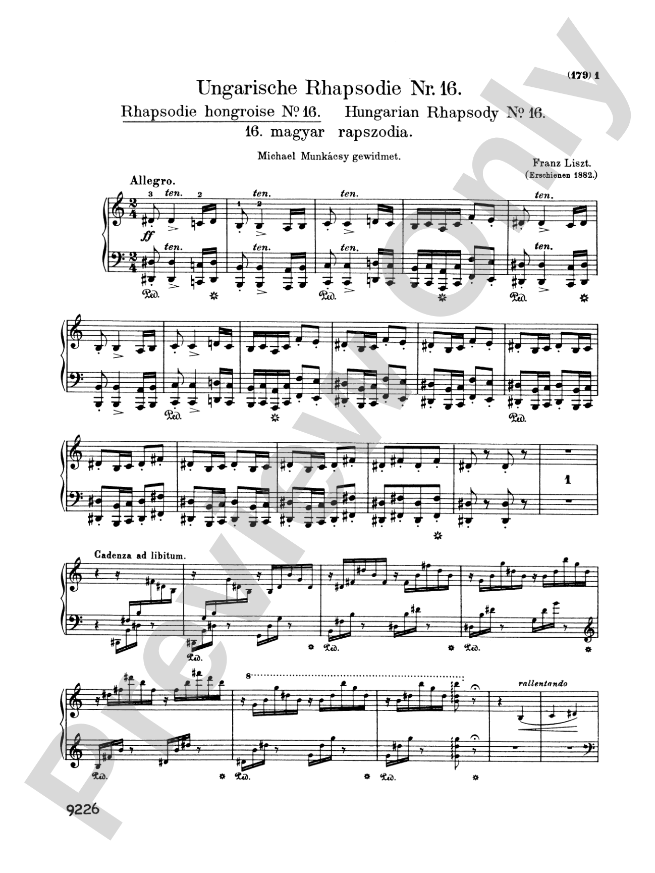 Liszt: Hungarian Rhapsodies (Volume II, Nos. 10-19)