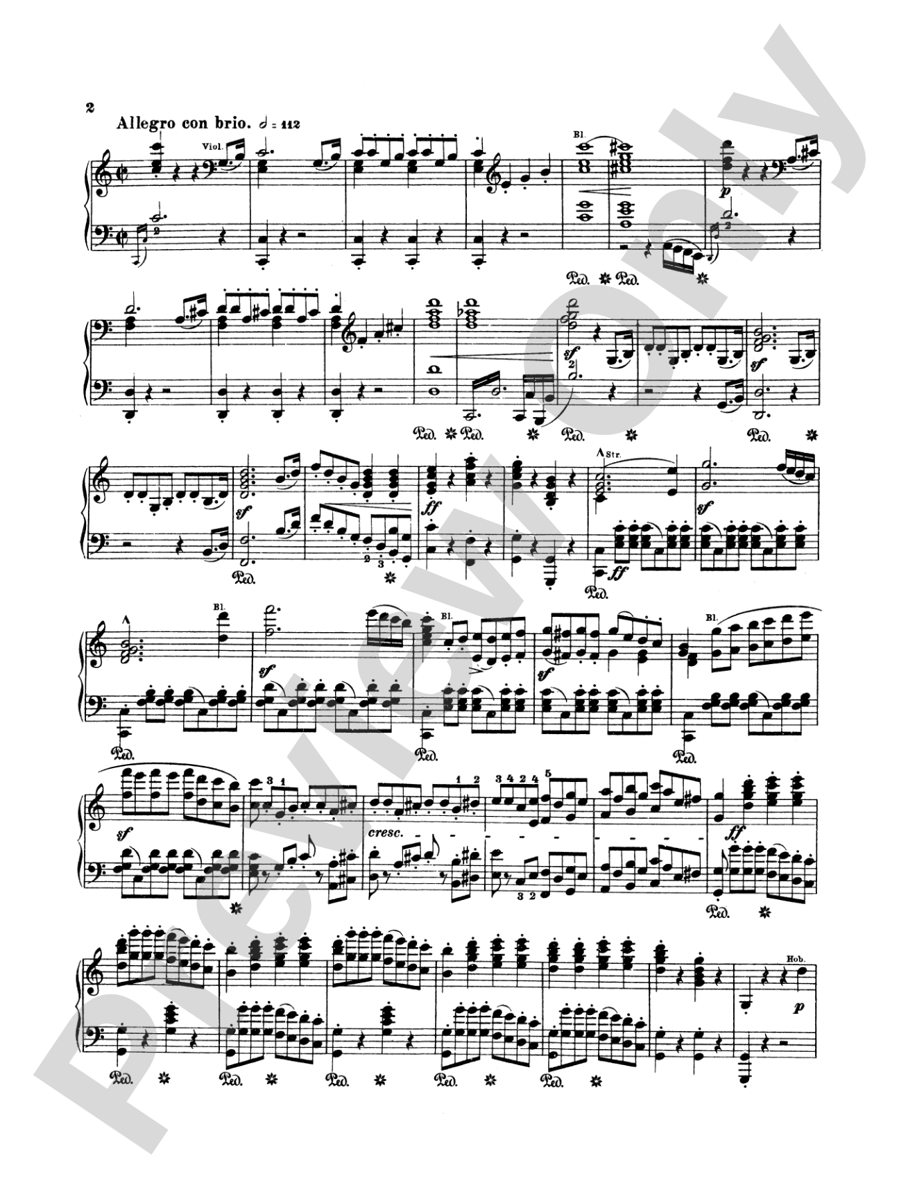 Beethoven: Symphonies (Nos. 1-5) (Arr. Franz Liszt): Piano Book