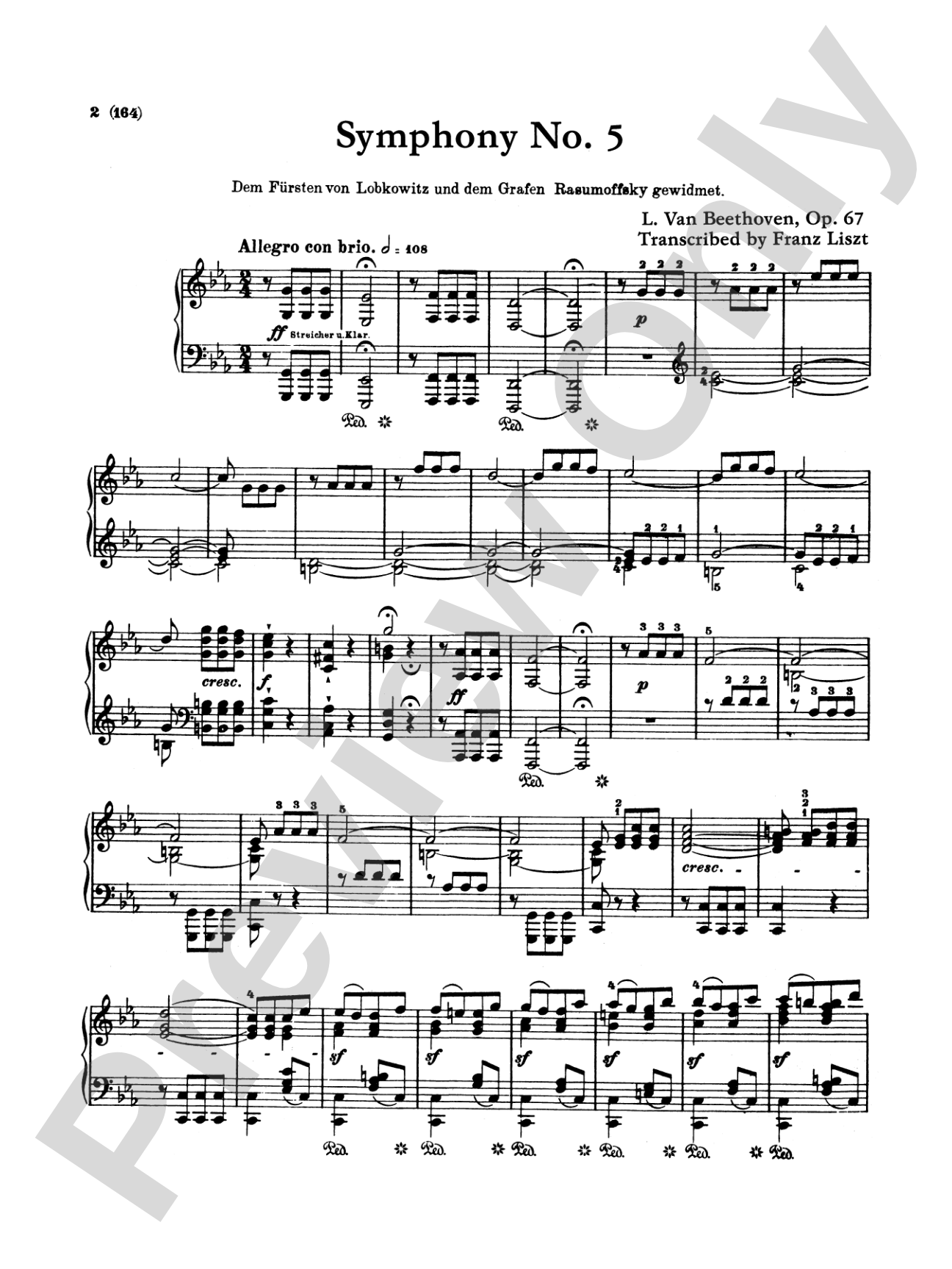 Beethoven: Symphonies (Nos. 1-5) (Arr. Franz Liszt)