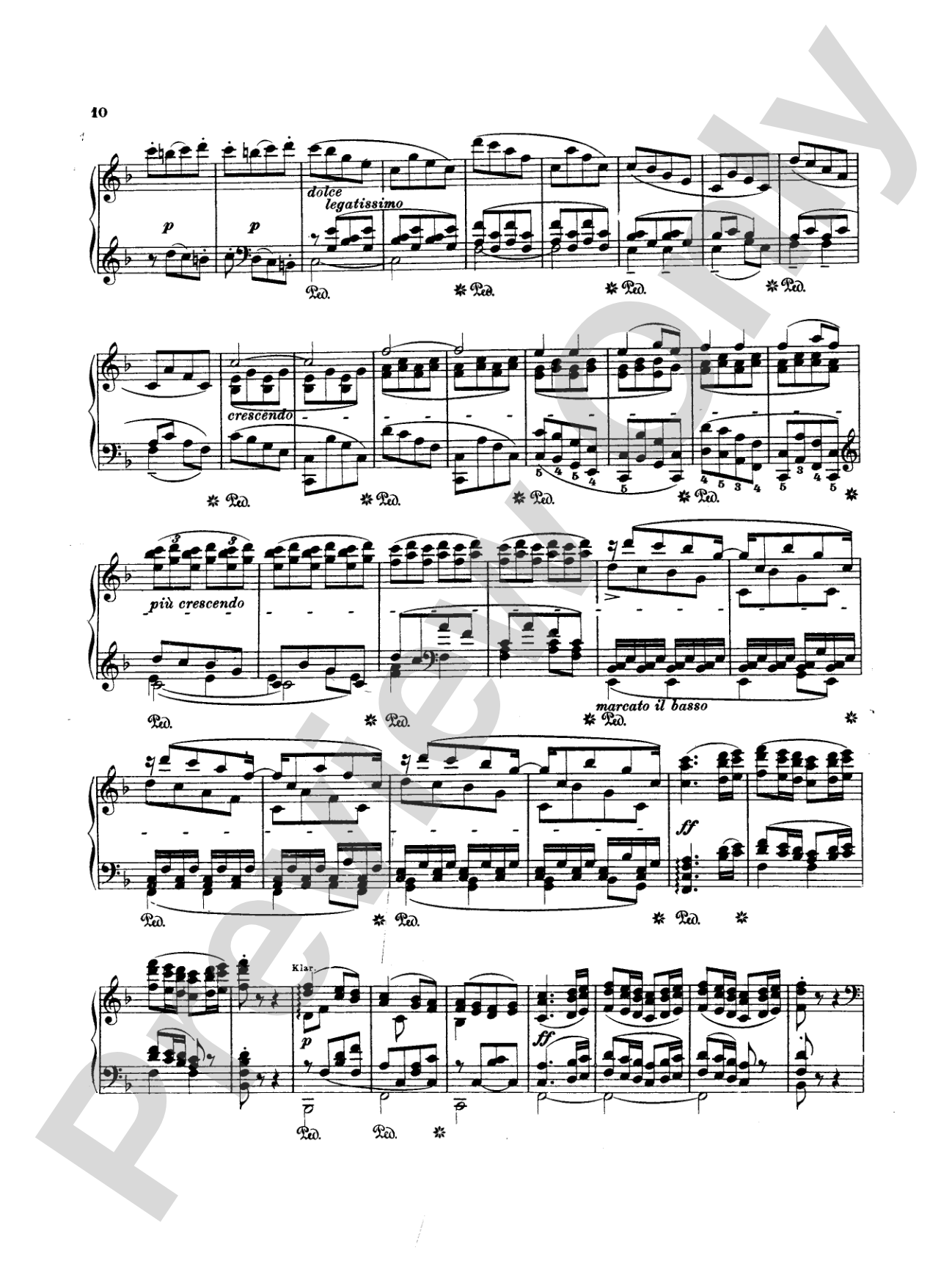 Beethoven: Symphonies (Nos. 6-9) (Arr. Franz Liszt): Piano Book