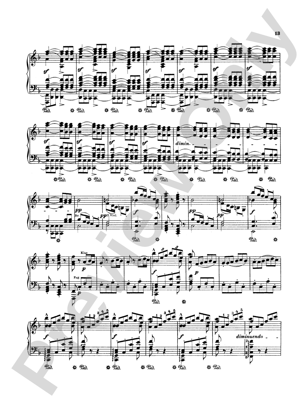 Beethoven: Symphonies (Nos. 6-9) (Arr. Franz Liszt): Piano Book