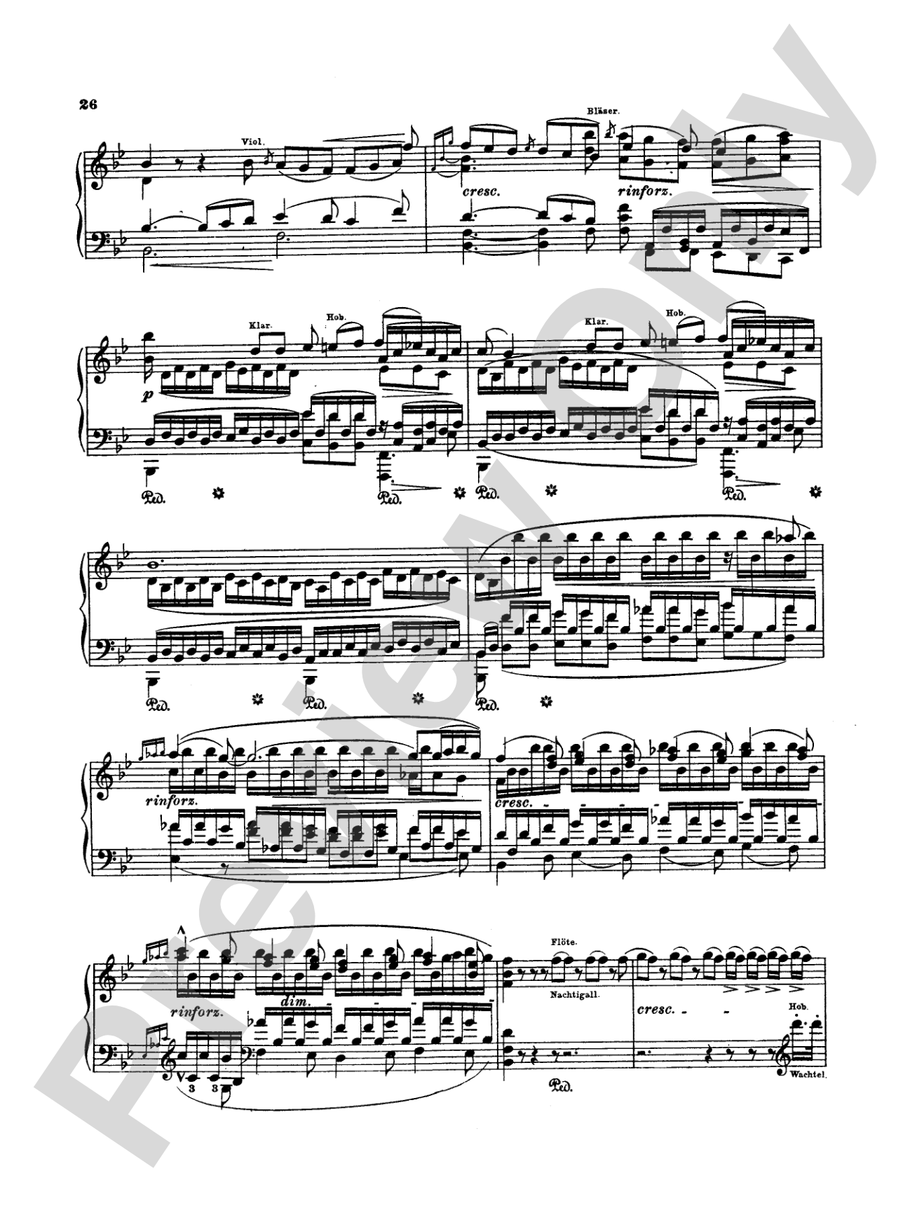 Beethoven: Symphonies (Nos. 6-9) (Arr. Franz Liszt): Piano Book