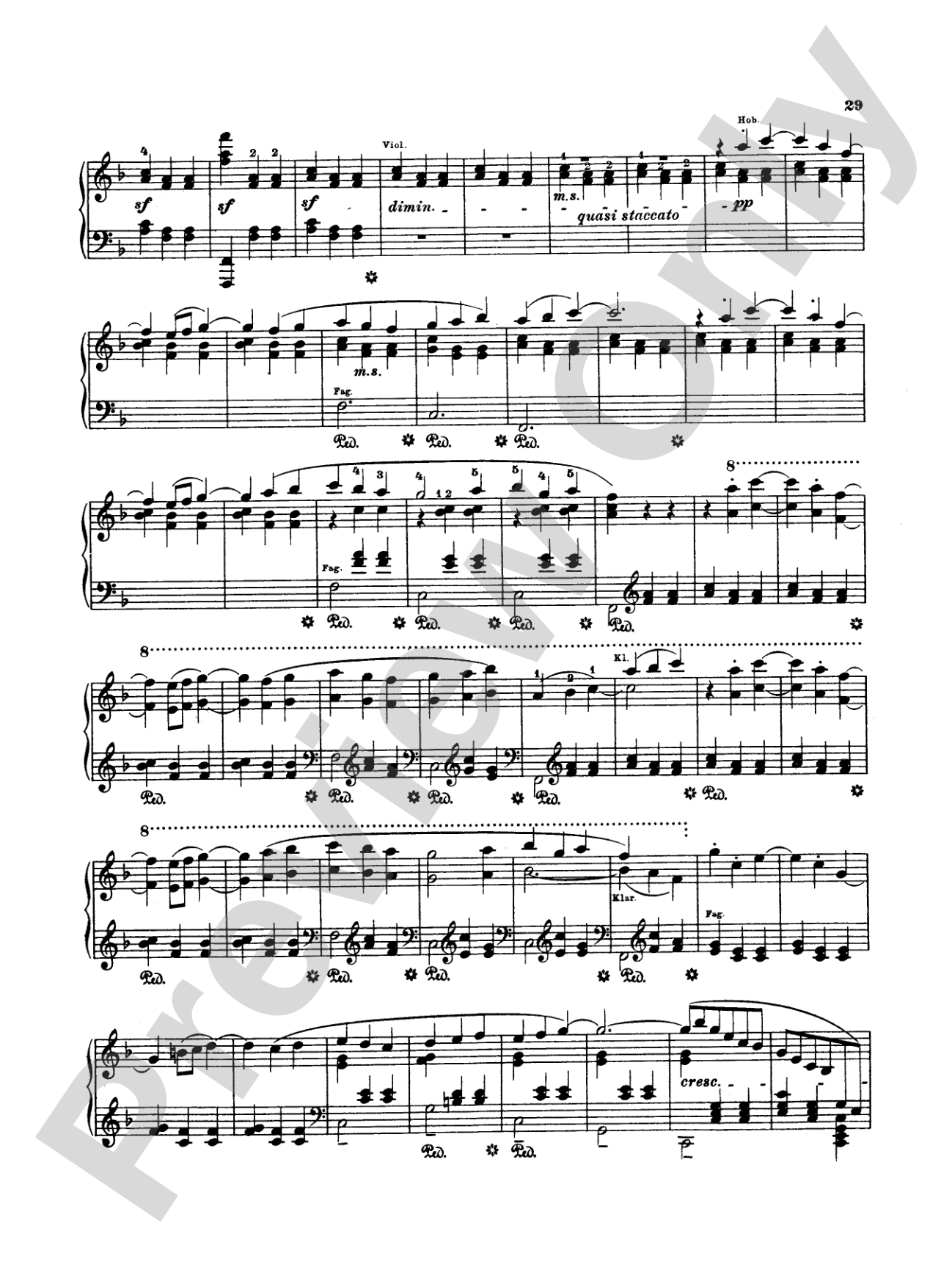 Beethoven: Symphonies (Nos. 6-9) (Arr. Franz Liszt): Piano Book