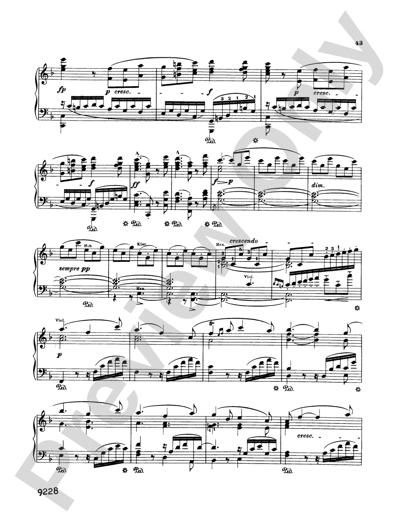 Beethoven: Symphonies (Nos. 6-9) (Arr. Franz Liszt): Piano Book