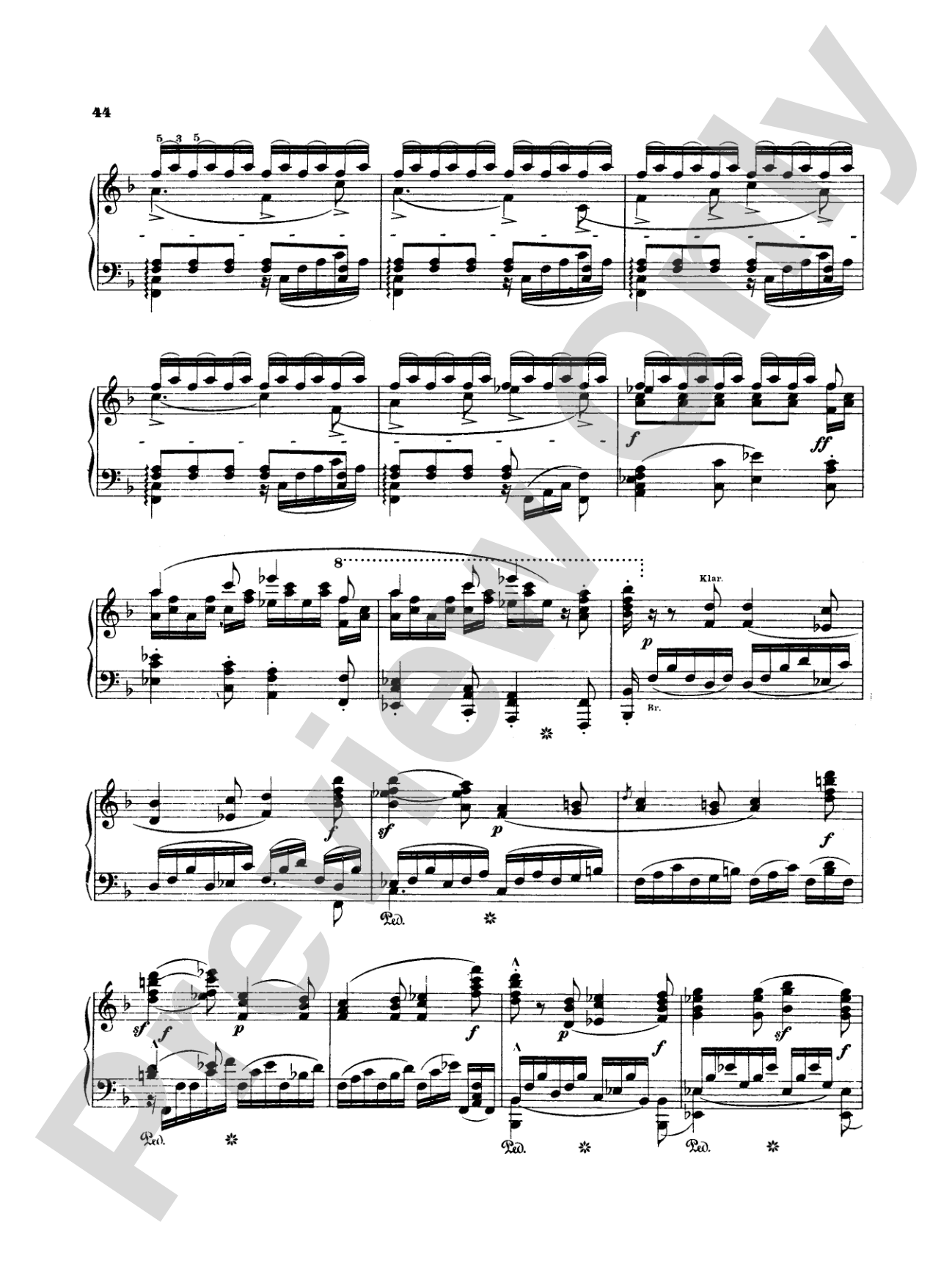Beethoven: Symphonies (Nos. 6-9) (Arr. Franz Liszt): Piano Book