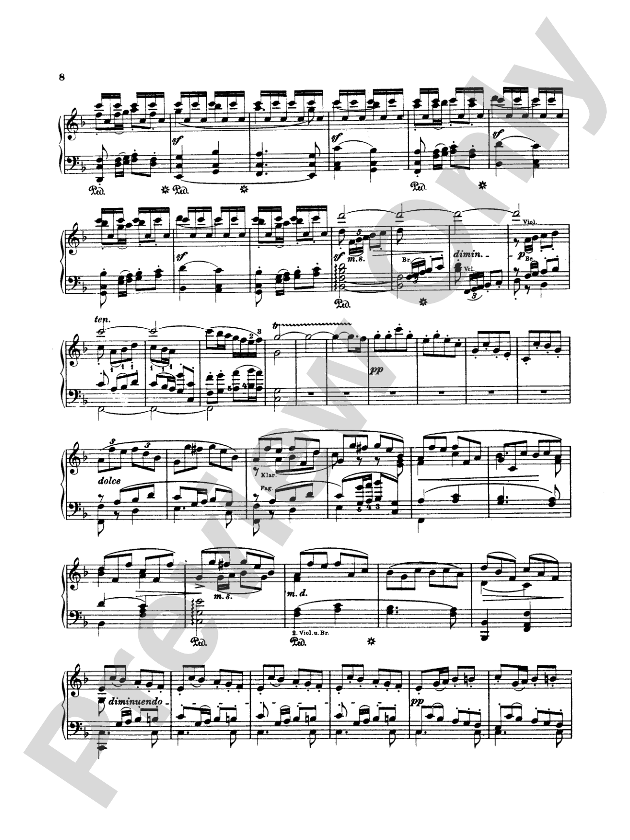 Beethoven: Symphonies (Nos. 6-9) (Arr. Franz Liszt): Piano Book